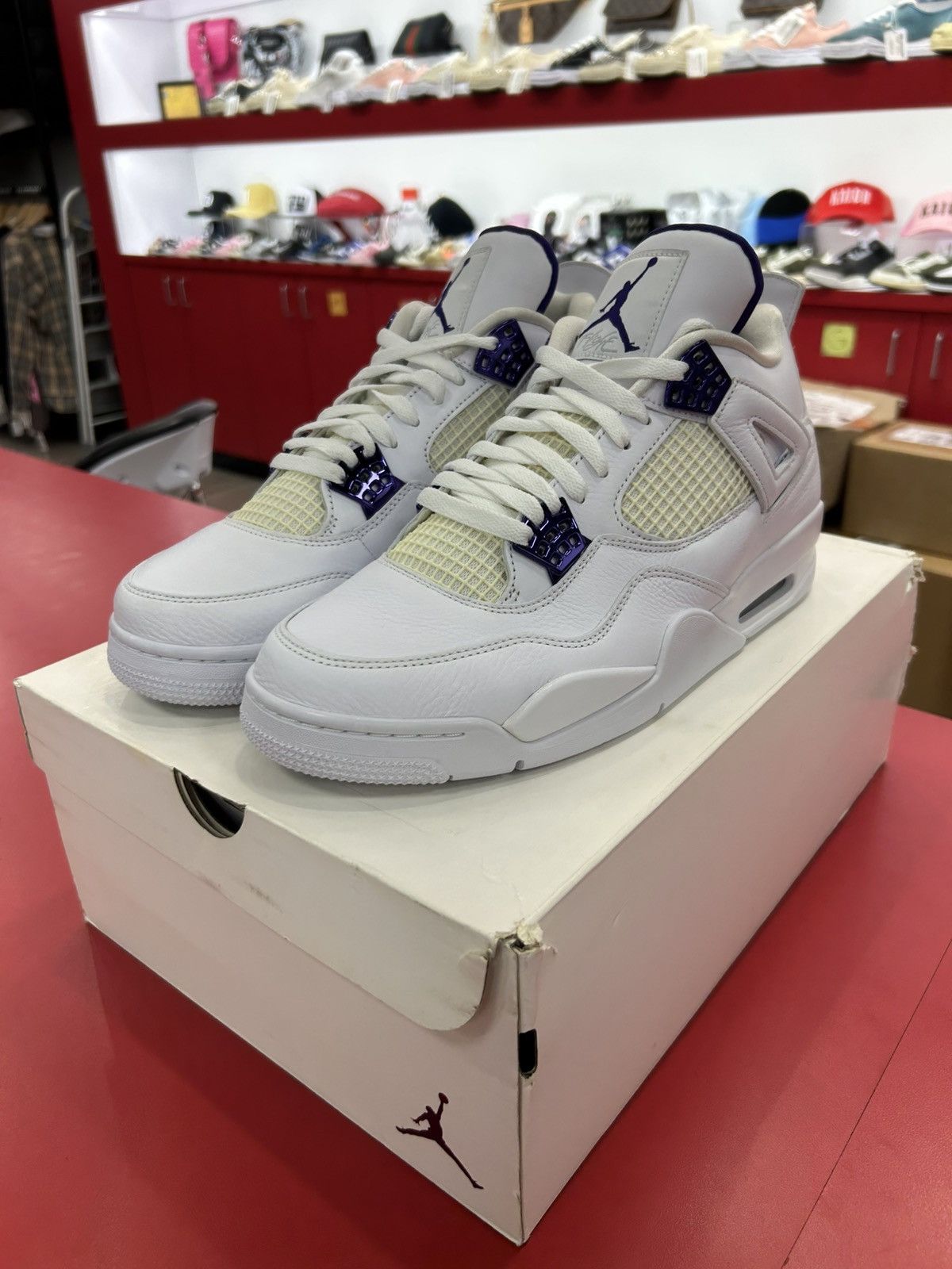 Metallic Purple Jordan 4