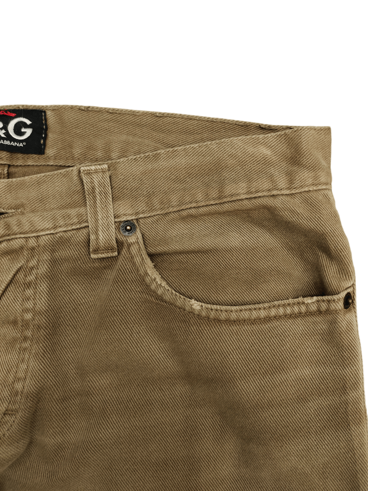 Dolce & Gabbana Dolce & Gabbana Brown Faded Distress Denim Pants Size US 32 / EU 48 - 5 Thumbnail