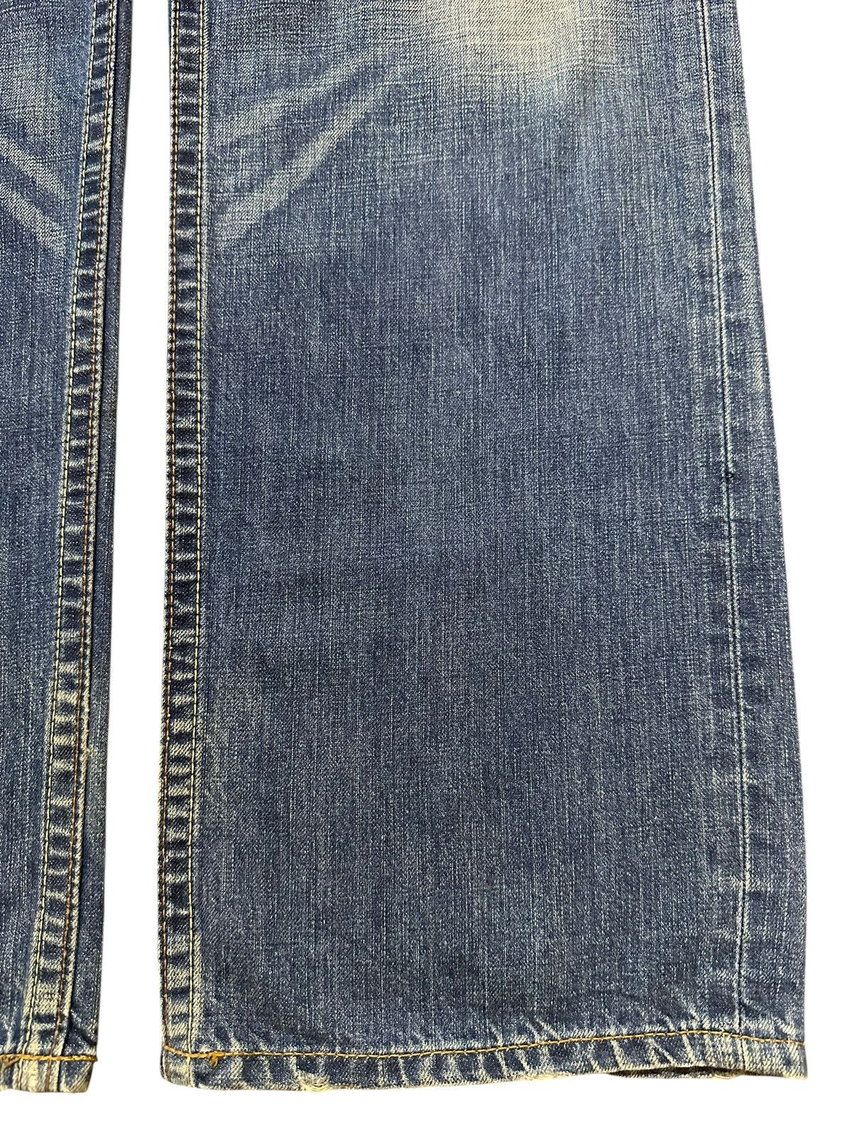 Levi's Vintage 90 Levis 503 Blue Faded Wash Distress Baggy Jeans Size US 34 / EU 50 - 8 Thumbnail