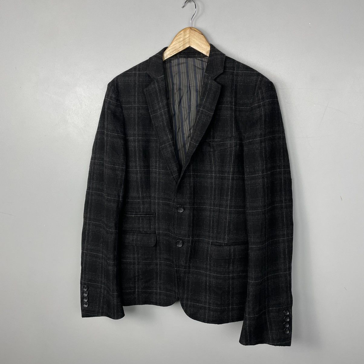 Dolce & Gabbana men’s Dolce&Gabbana Wool blazer color black sz 46 Size 46S - 3 Thumbnail