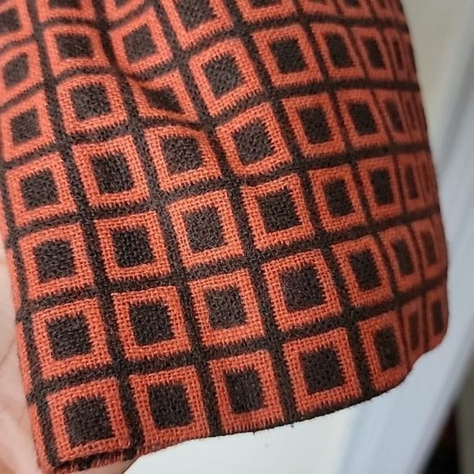 Vintage Adrienne Vittadini Womens Retro Print Wool Blend Cape Jacket Size S / US 4 / IT 40 - 14 Thumbnail