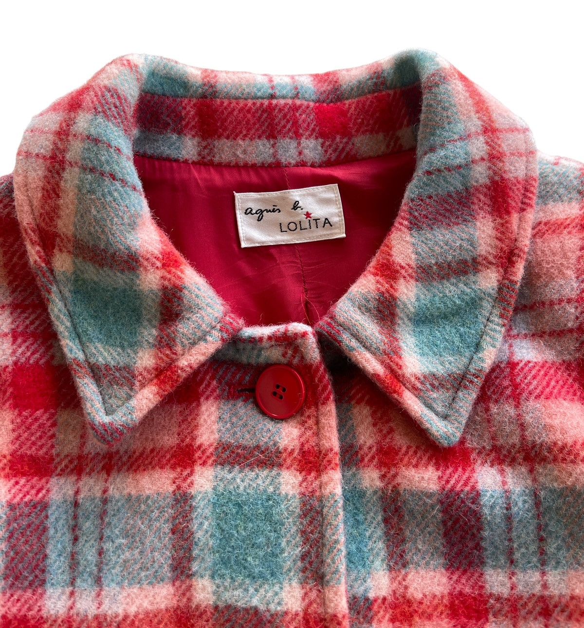 agnes b. 2006 Agnes B. Wool Tartan Chester Coat Size S / US 4 / IT 40 - 6 Thumbnail