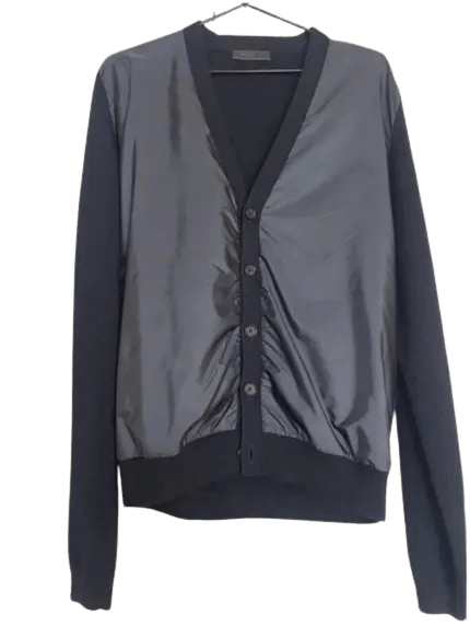 Prada Prada Cardigan Knit Nylon Sport jacket Blazer Coat EX0164 Size US M / EU 48-50 / 2 - 1 Thumbnail