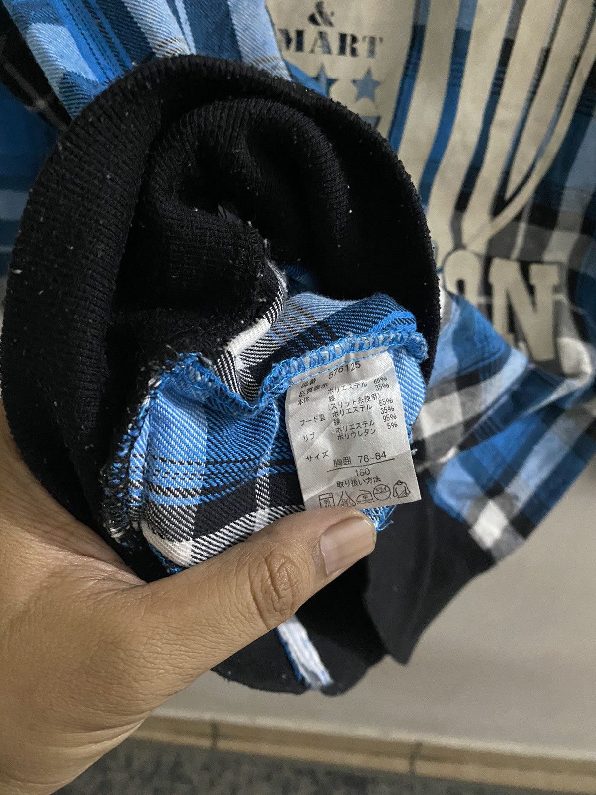 Hysteric Glamour Y2k Bat-su studio grunge poem plaid hoodie Size US M / EU 48-50 / 2 - 8 Thumbnail