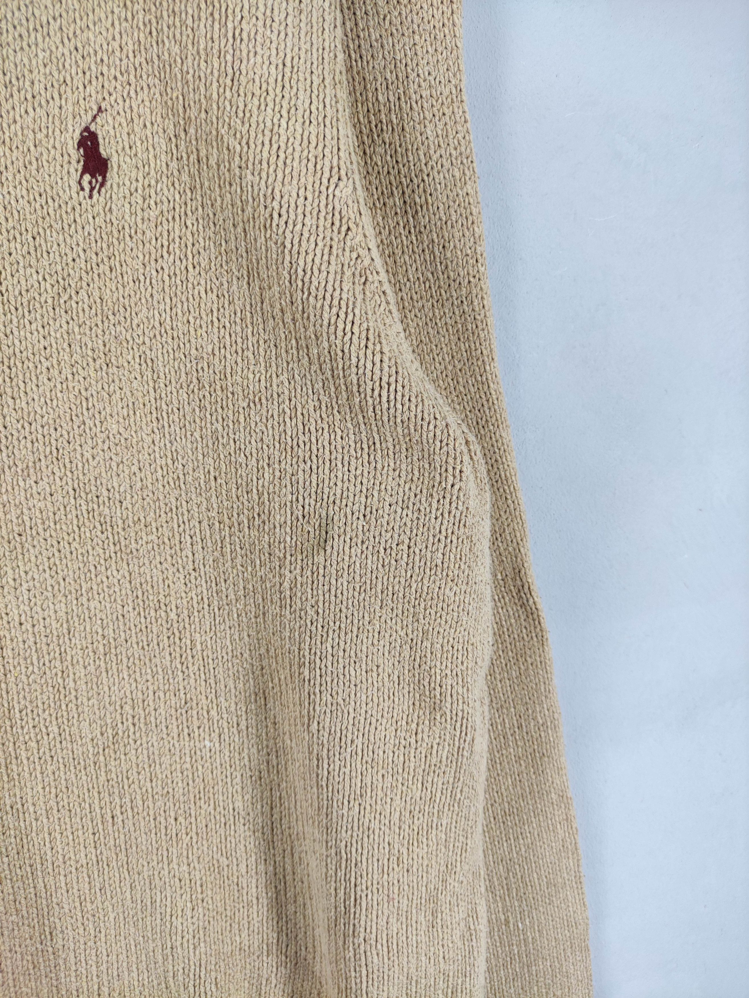 Polo Ralph Lauren Vintage Polo Ralph Lauren knit Sweater Half Zipper Size US XXL / EU 58 / 5 - 3 Thumbnail