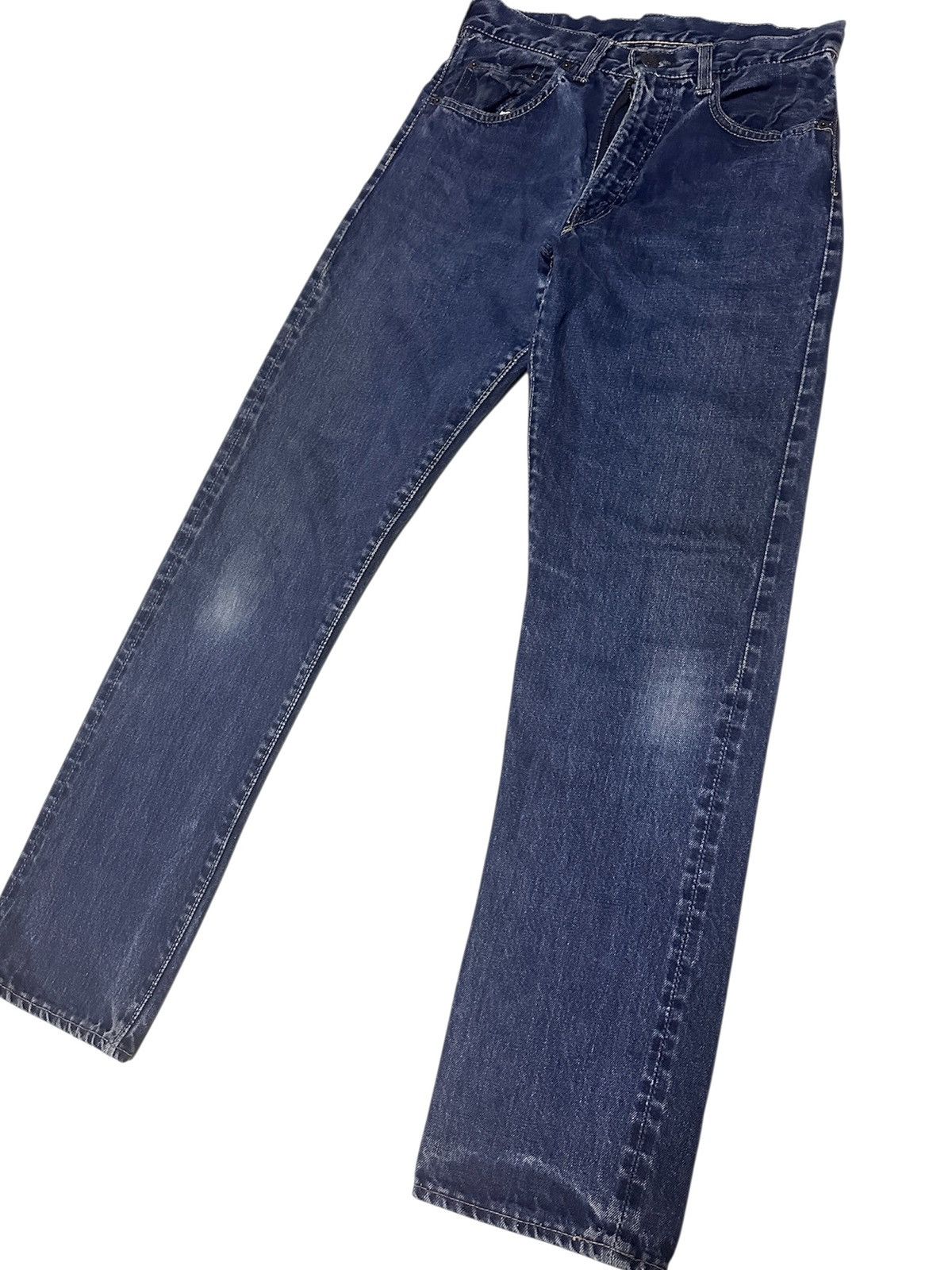 Vintage 🔥TRUE VINTAGE 60s LEVIS CAPITAL E SELVEDGE BUTTON “K”🔥 Size US 28 / EU 44 - 4 Thumbnail