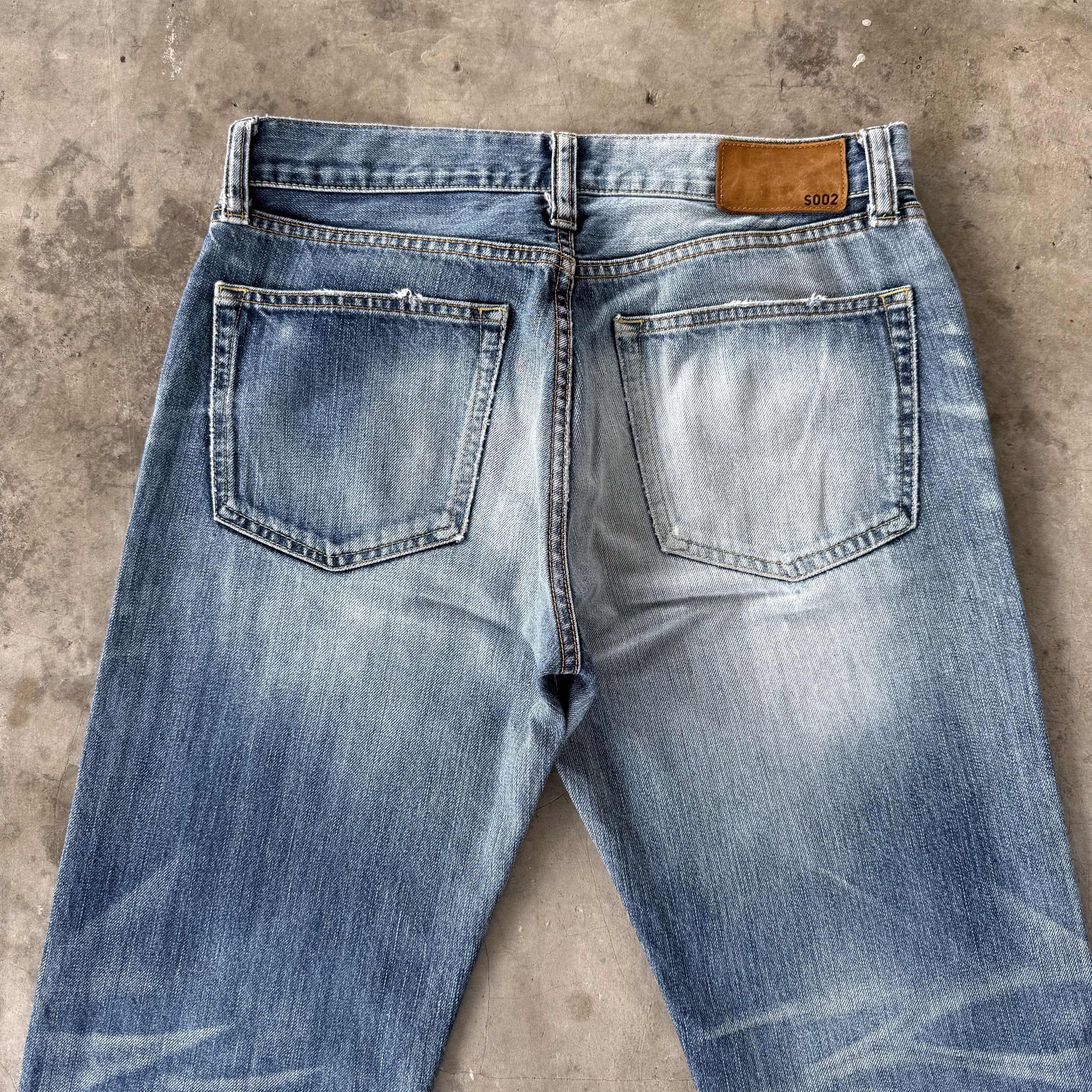 Japanese Brand W32x30 Vintage Japanese S002 Stone Wash Denim Jean Pants Size US 32 / EU 48 - 9 Thumbnail
