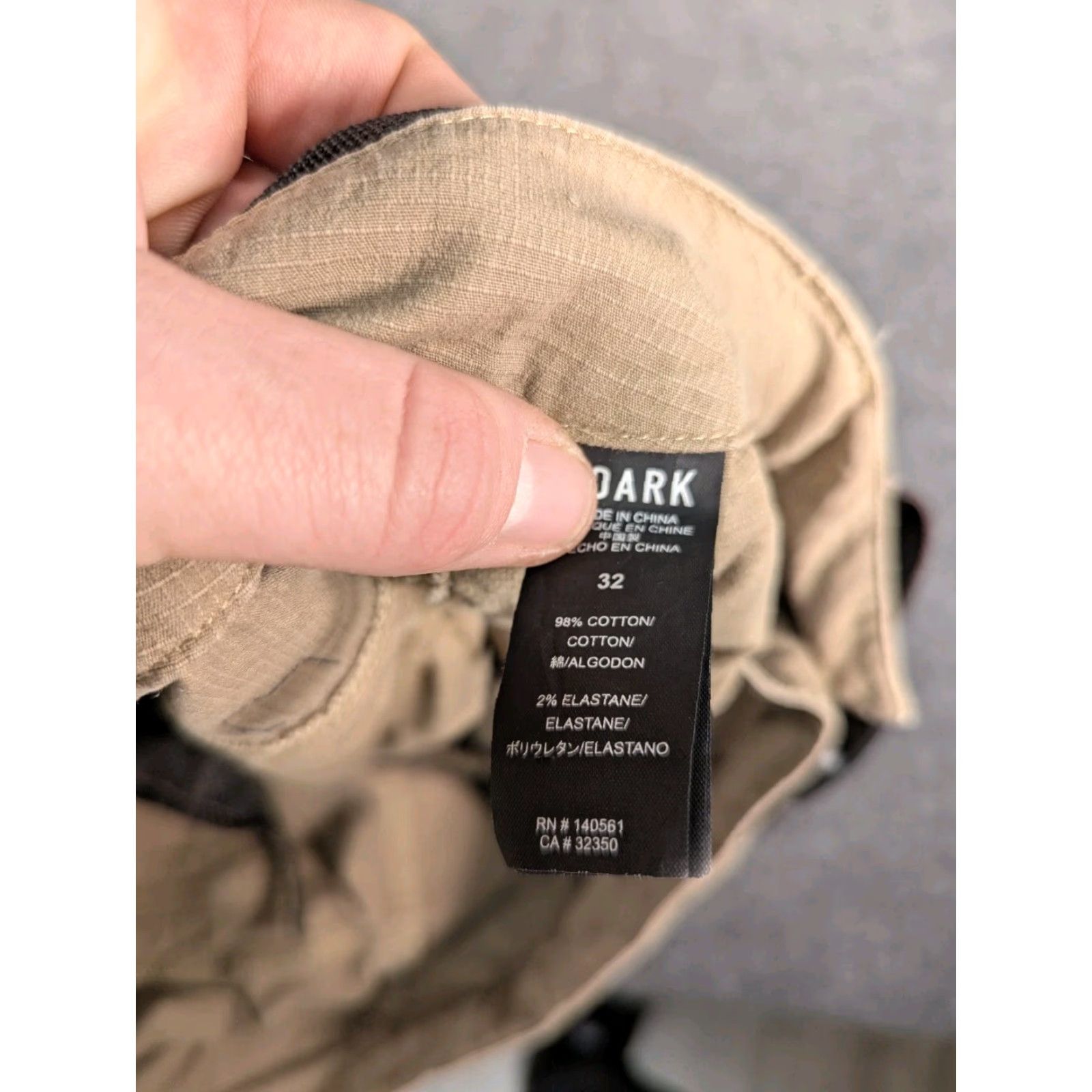 Roark Roark Pants Mens 32 Campover Ripstop Cargo Belted Outdoor Hiking Brown Slim Straight Size US 32 / EU 48 - 5 Thumbnail