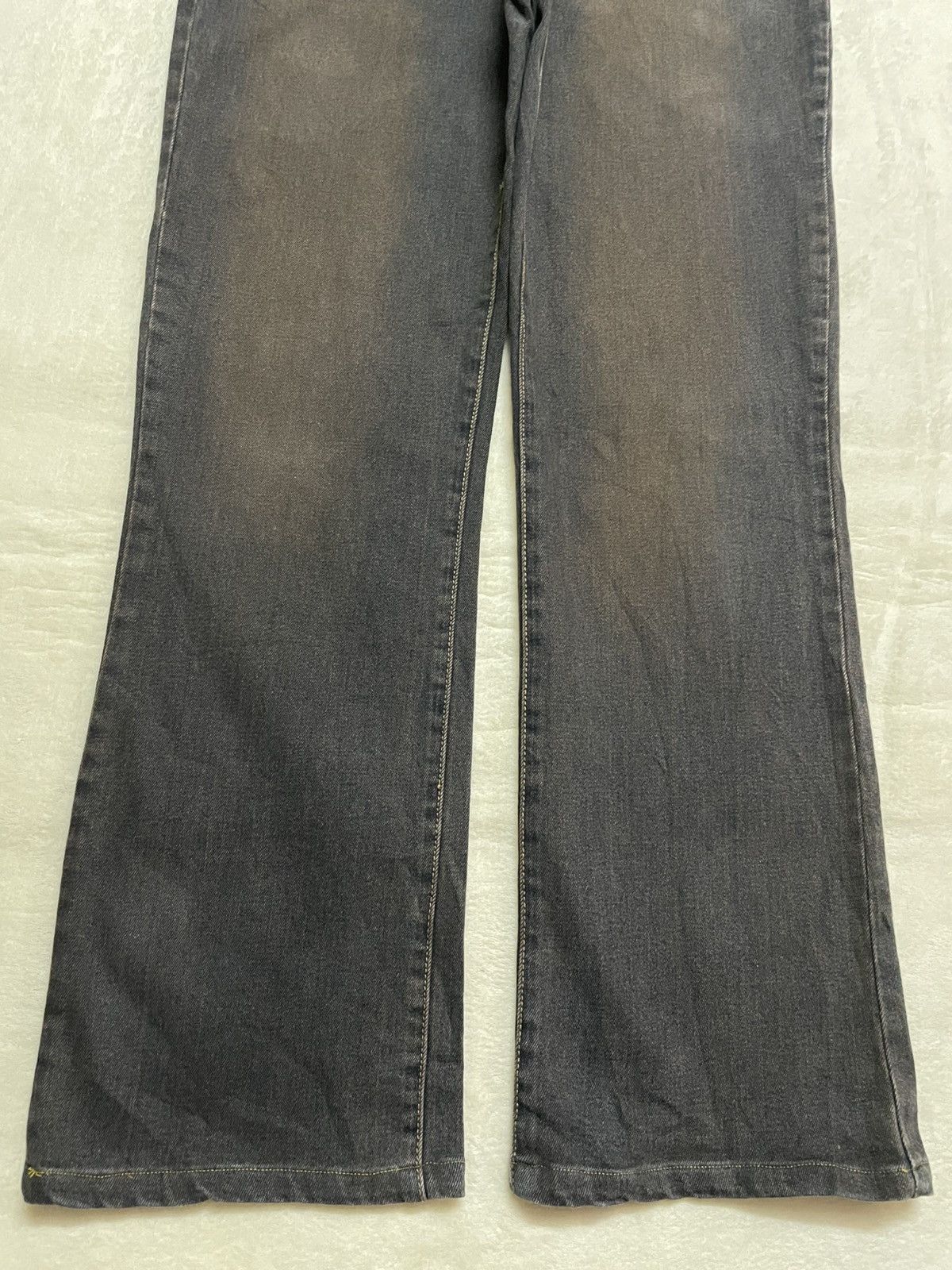 Japanese Brand Vintage Japanese Brand Boot Cut Mudwash Dark Jeans Size US 32 / EU 48 - 3 Thumbnail