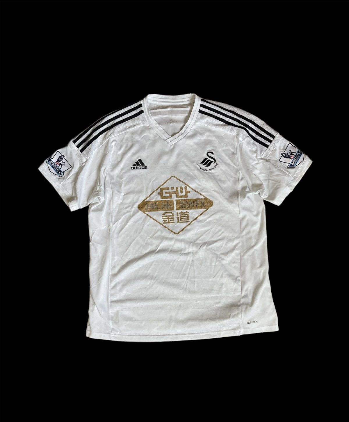 Adidas 2014 Adidas Swansea City #6 Williams soccer jersey Size US XXL / EU 58 / 5 - 2 Thumbnail