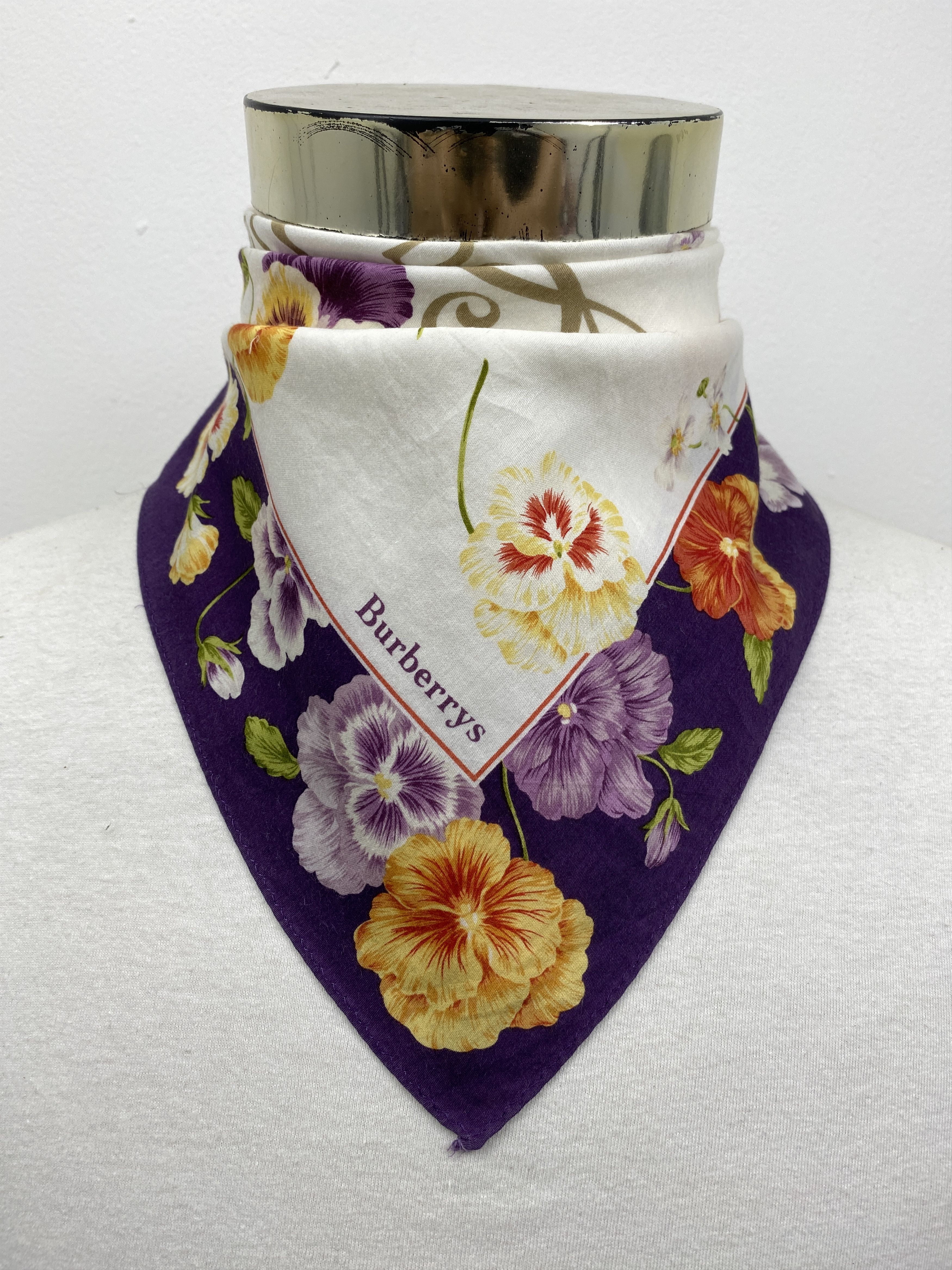 Burberry Burberrys Handkerchief / Bandana / Neckerchief HKC0241 Size ONE SIZE - 2 Thumbnail