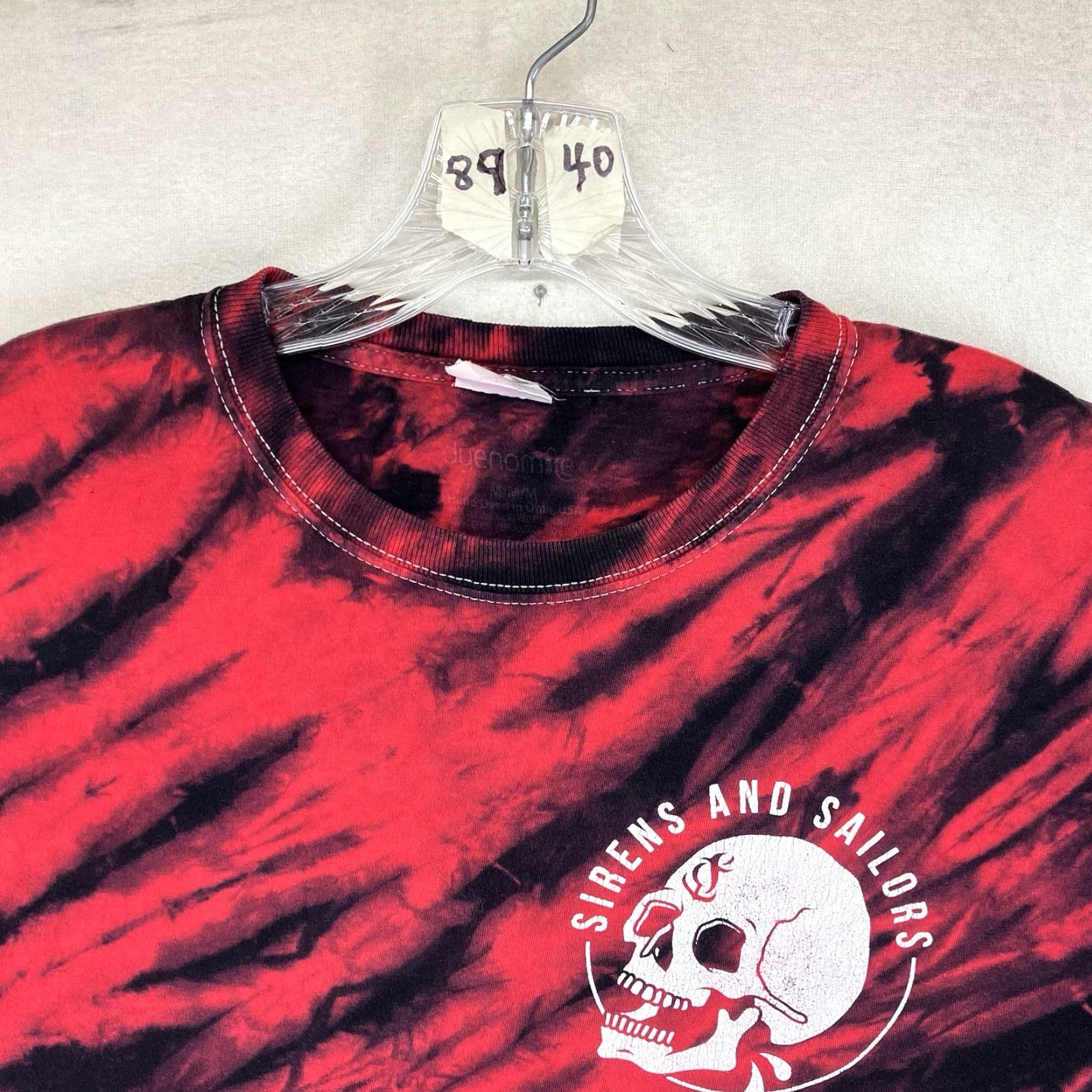 Fruit Of The Loom VINTAGE Deathcore T-Shirt Adult Medium Red Graphic Print Skull Shirt Men's Limited Edition Size US M / EU 48-50 / 2 - 5 Thumbnail