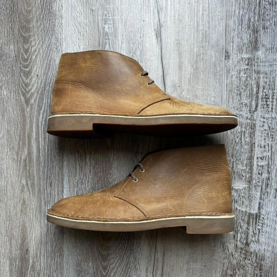 Clarks CLARKS • CLARKS Original "Leather Desert Boots" (12M) Size US 12 / EU 45 - 2 Thumbnail