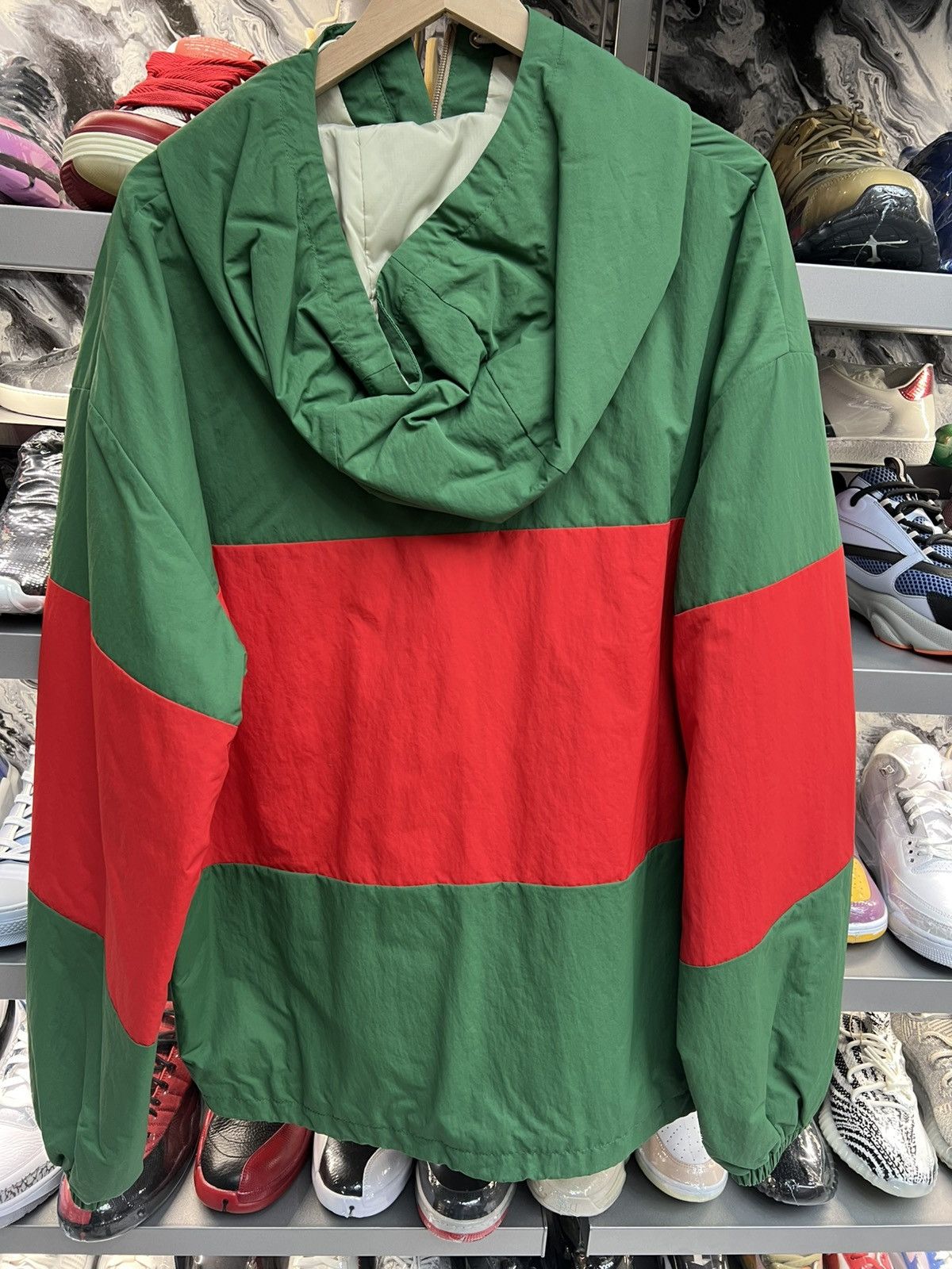 Gucci Gucci Anorak Web Logo Jacket Size US XXL / EU 58 / 5 - 2 Thumbnail