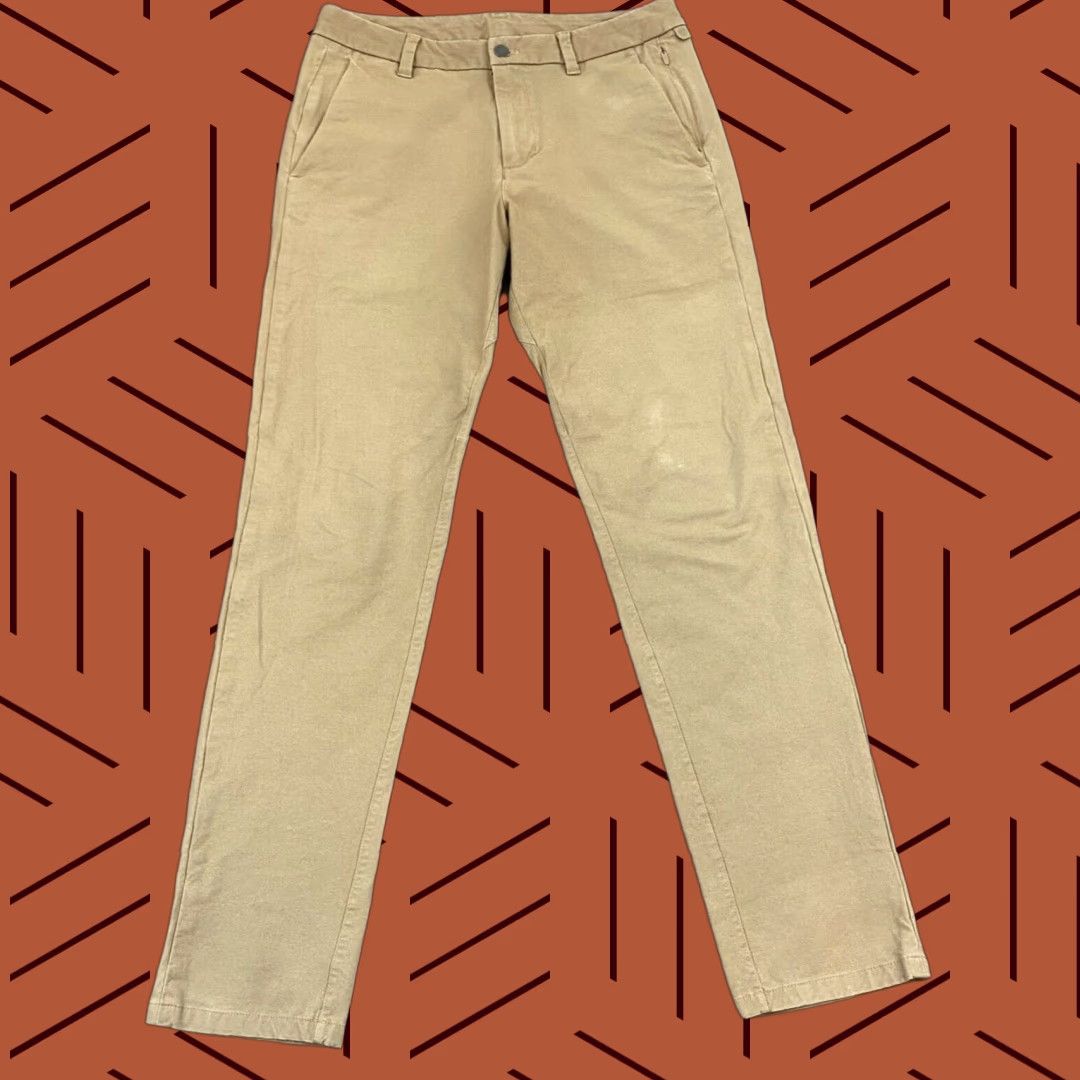 Lululemon Lululemon Commission Pants Mens 31 Light Brown Beige 31 x 30 Chino Khaki LM5AC0S Size US 31 - 1 Thumbnail