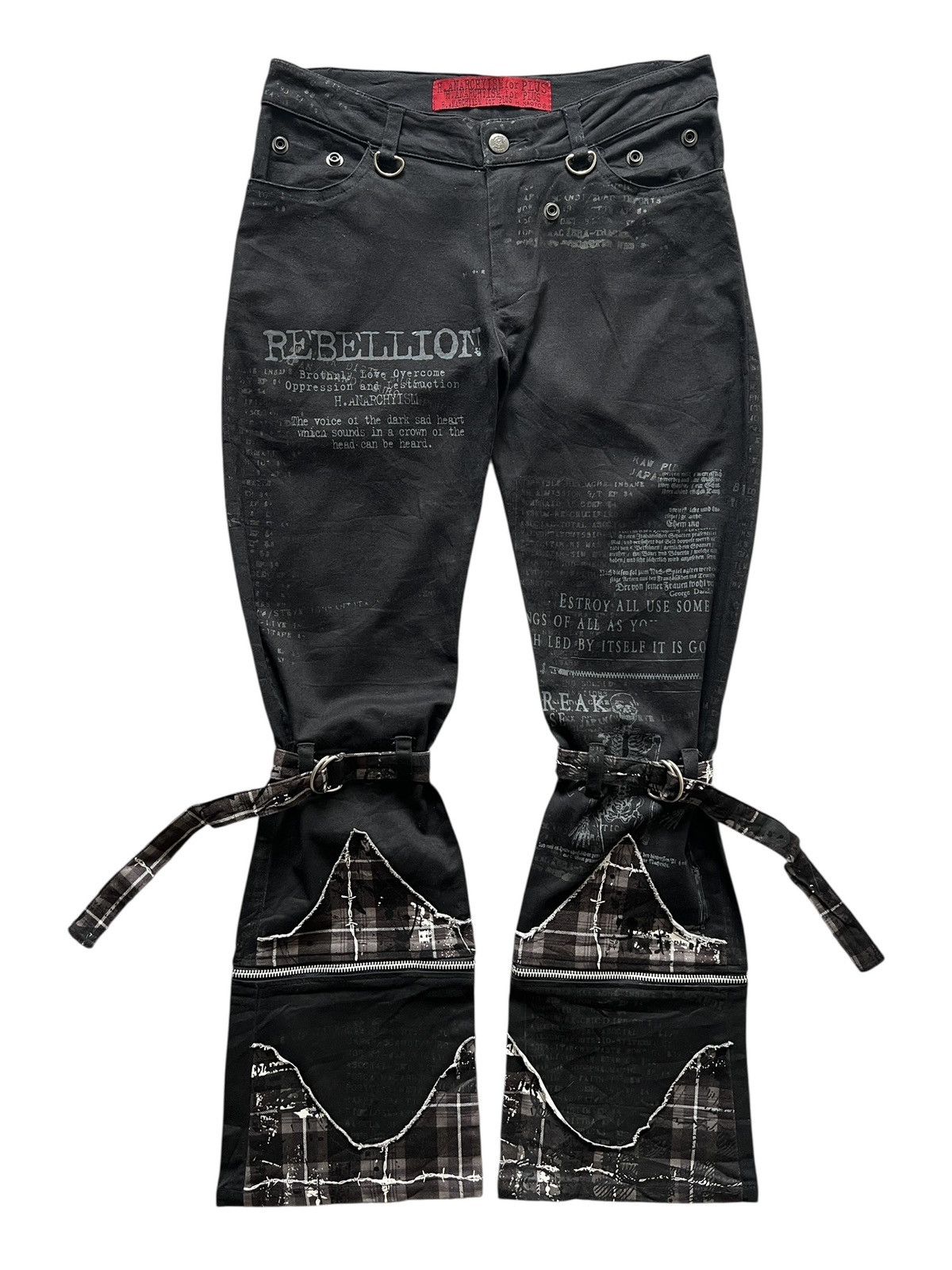 Seditionaries H. Naoto Poem Flare Bondage Pants Size US 30 / EU 46 - 12 Thumbnail