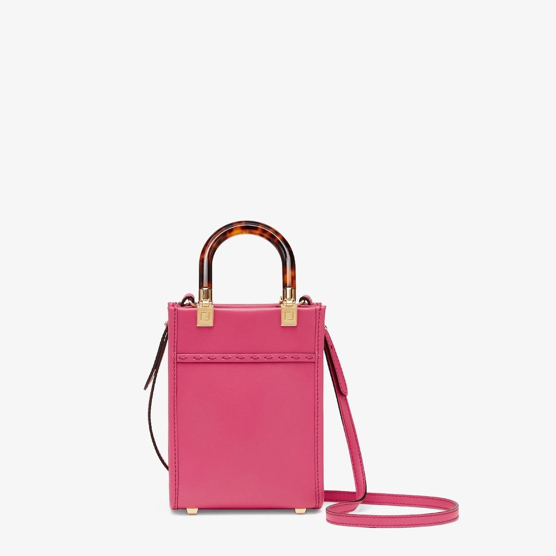 Fendi o1w1db10425 Size: OS / Mini Sunshine Shopper Bag in Pink Size ONE SIZE - 3 Thumbnail