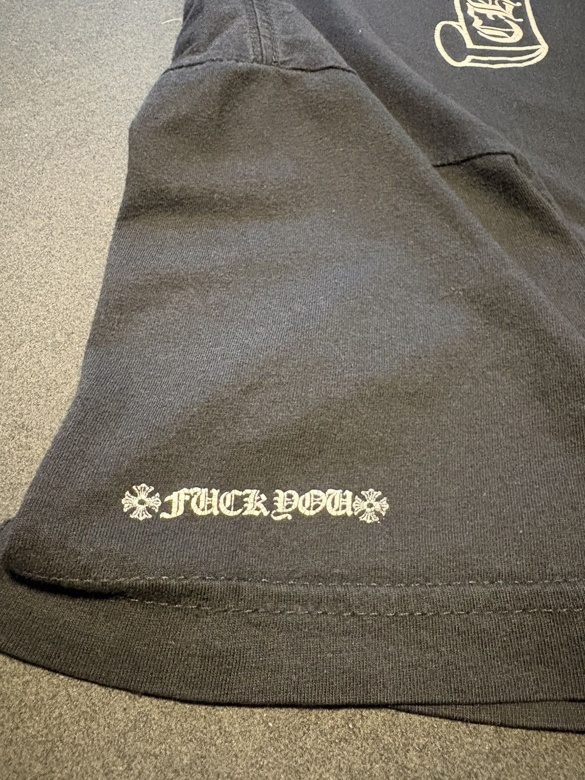 Chrome Hearts Vintage Scroll Pocket Tee “Fuck You” Size US M / EU 48-50 / 2 - 3 Thumbnail