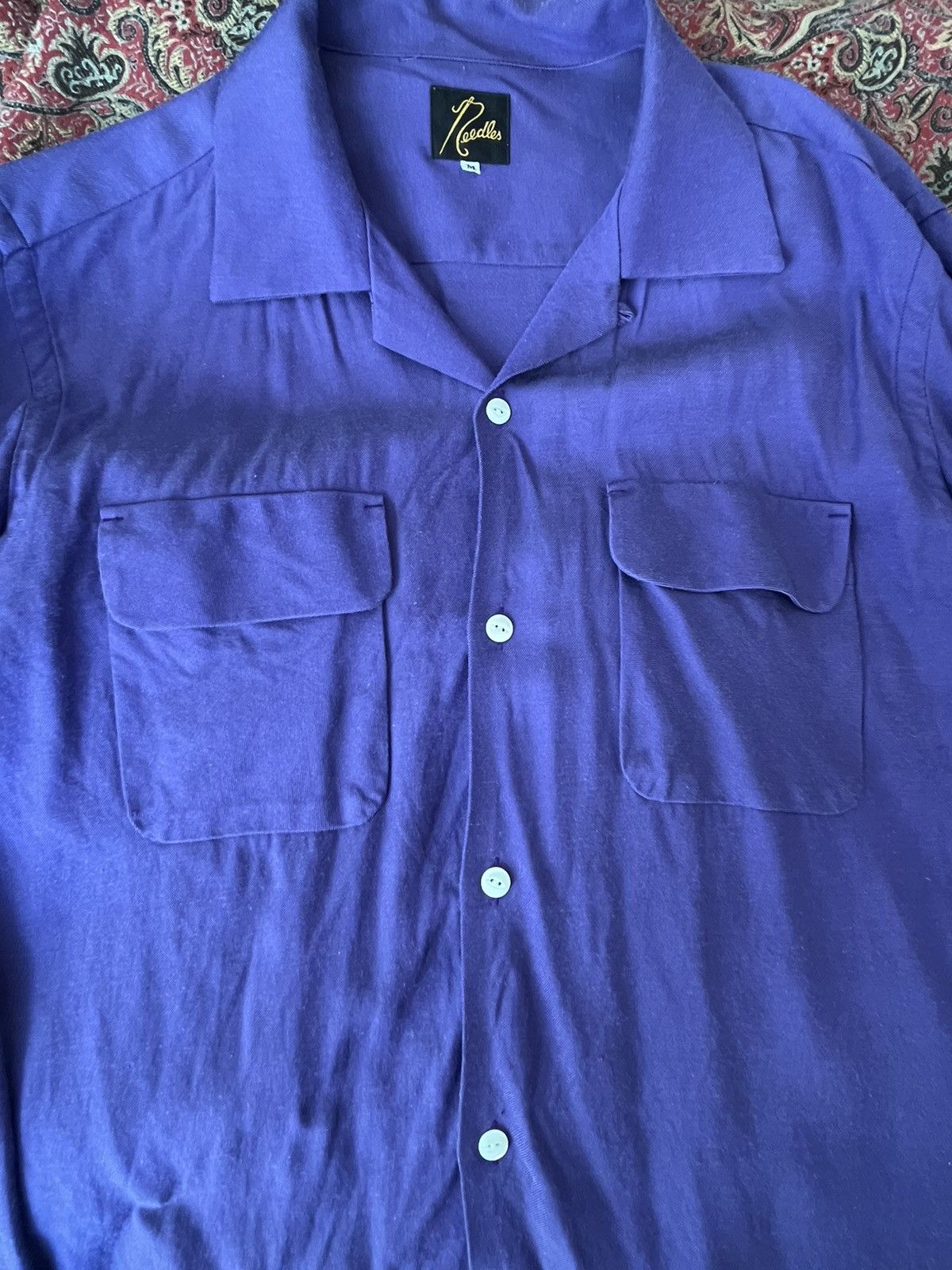 Needles Needles two picket camp collar long sleeve shirt Size US M / EU 48-50 / 2 - 3 Thumbnail