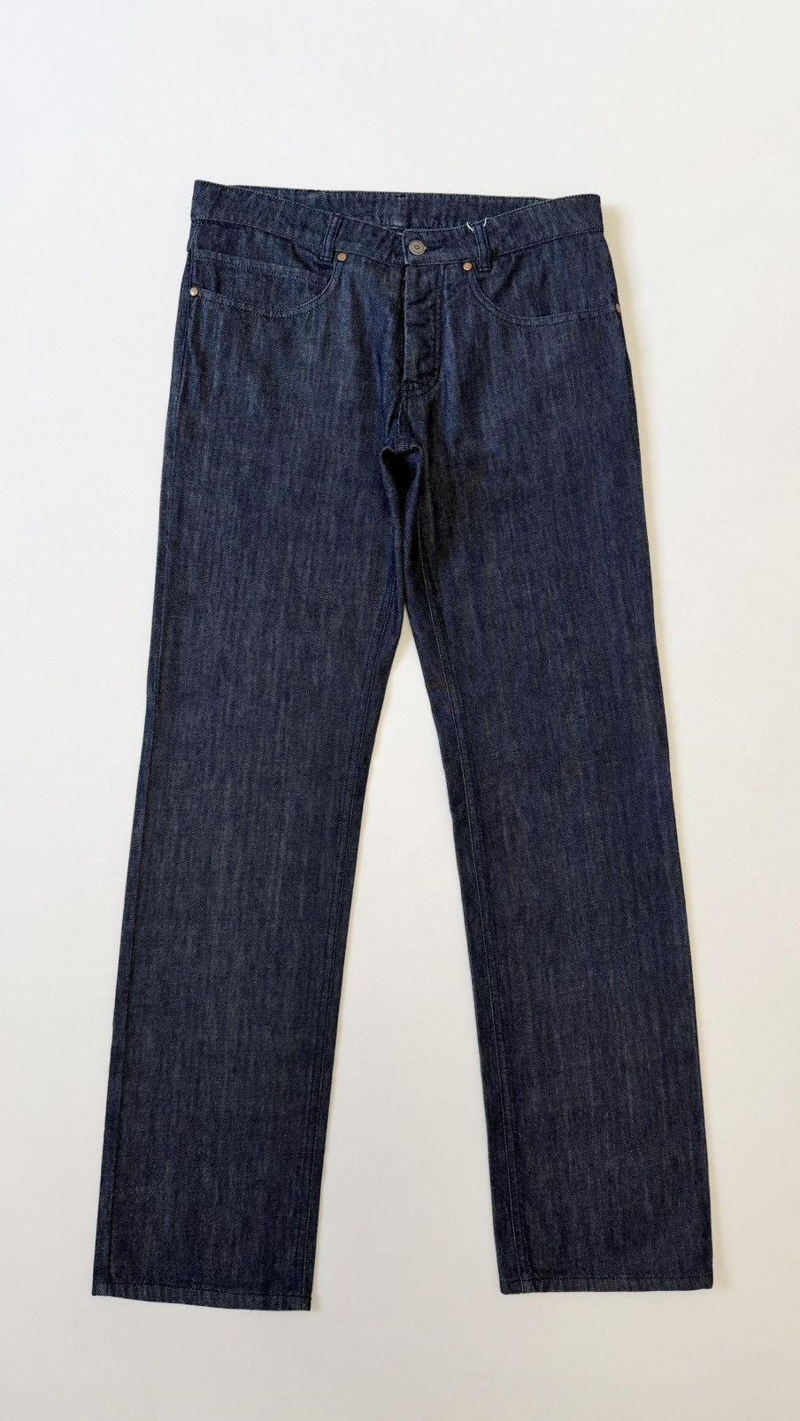 Maison Margiela A/W 08 Straight Fit Raw Blue Denim Jeans Size US 32 / EU 48 - 2 Thumbnail