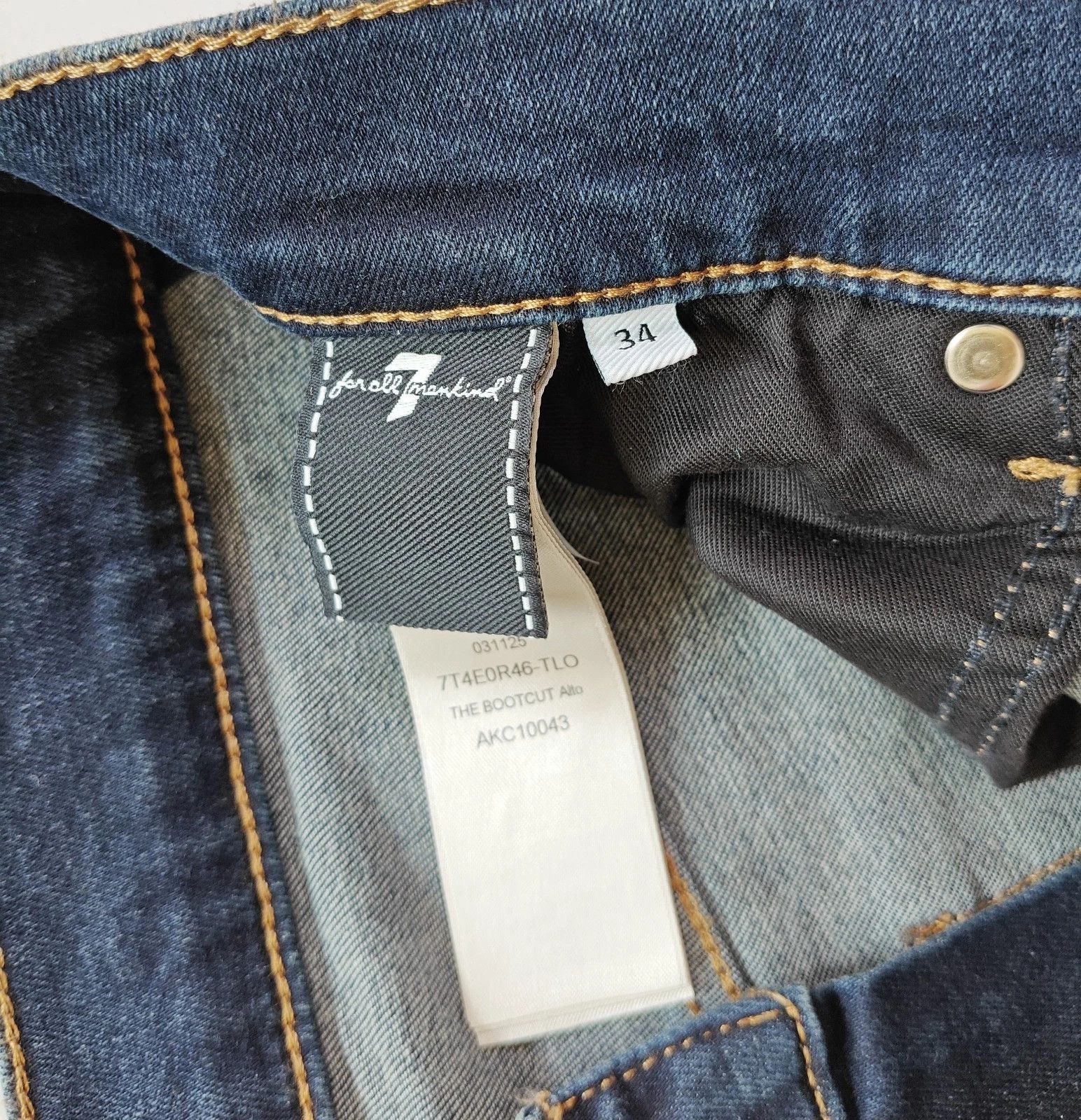 7 For All Mankind 7 For All ManKind THE BOOTCUT Alto Jeans T / 6053 Size US 34 / EU 50 - 7 Thumbnail
