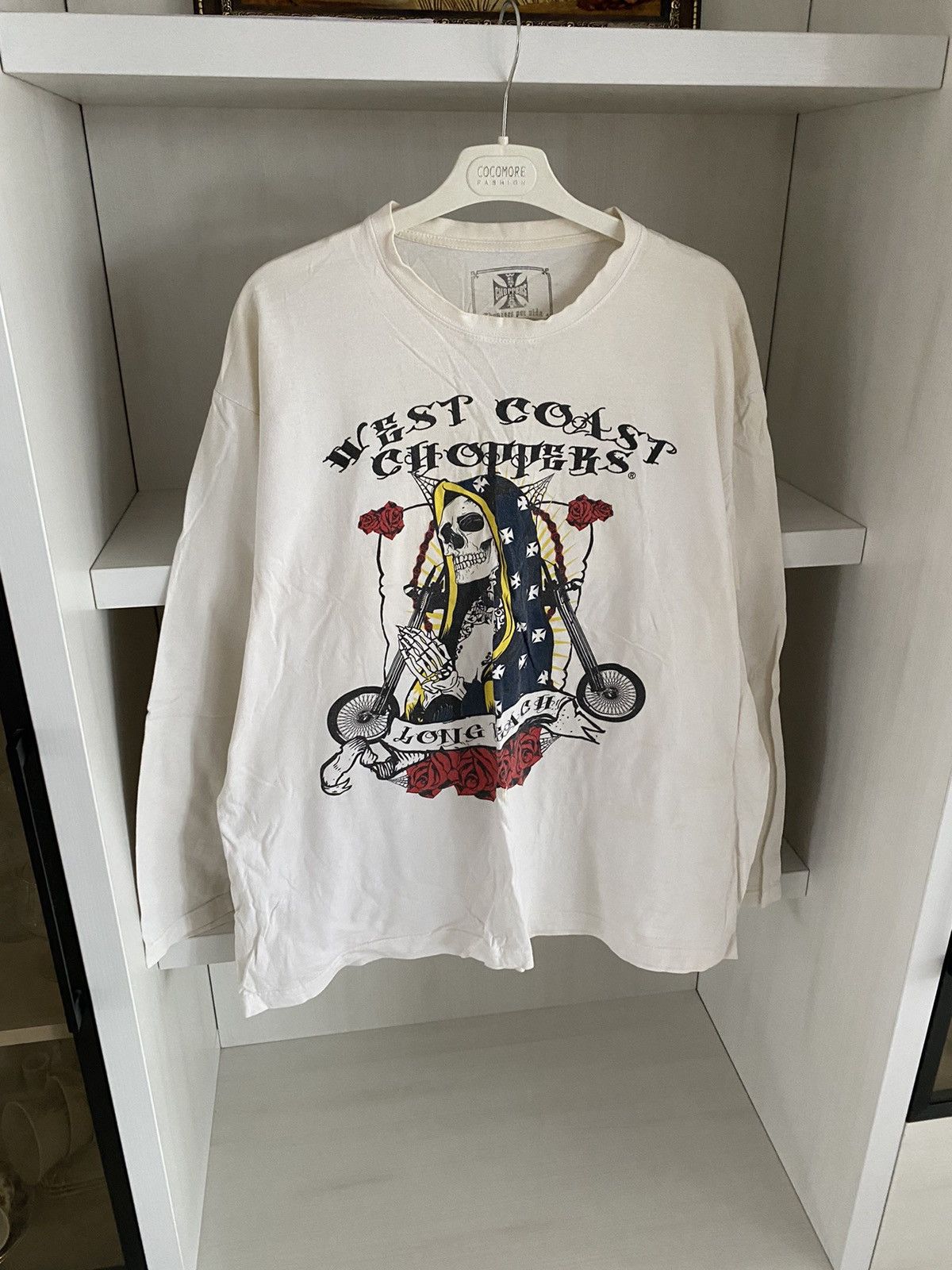 West Coast Choppers Vintage West Cost Choppers Crazy LongSleeve Y2K Big Logo Size US XXL / EU 58 / 5 - 1 Thumbnail