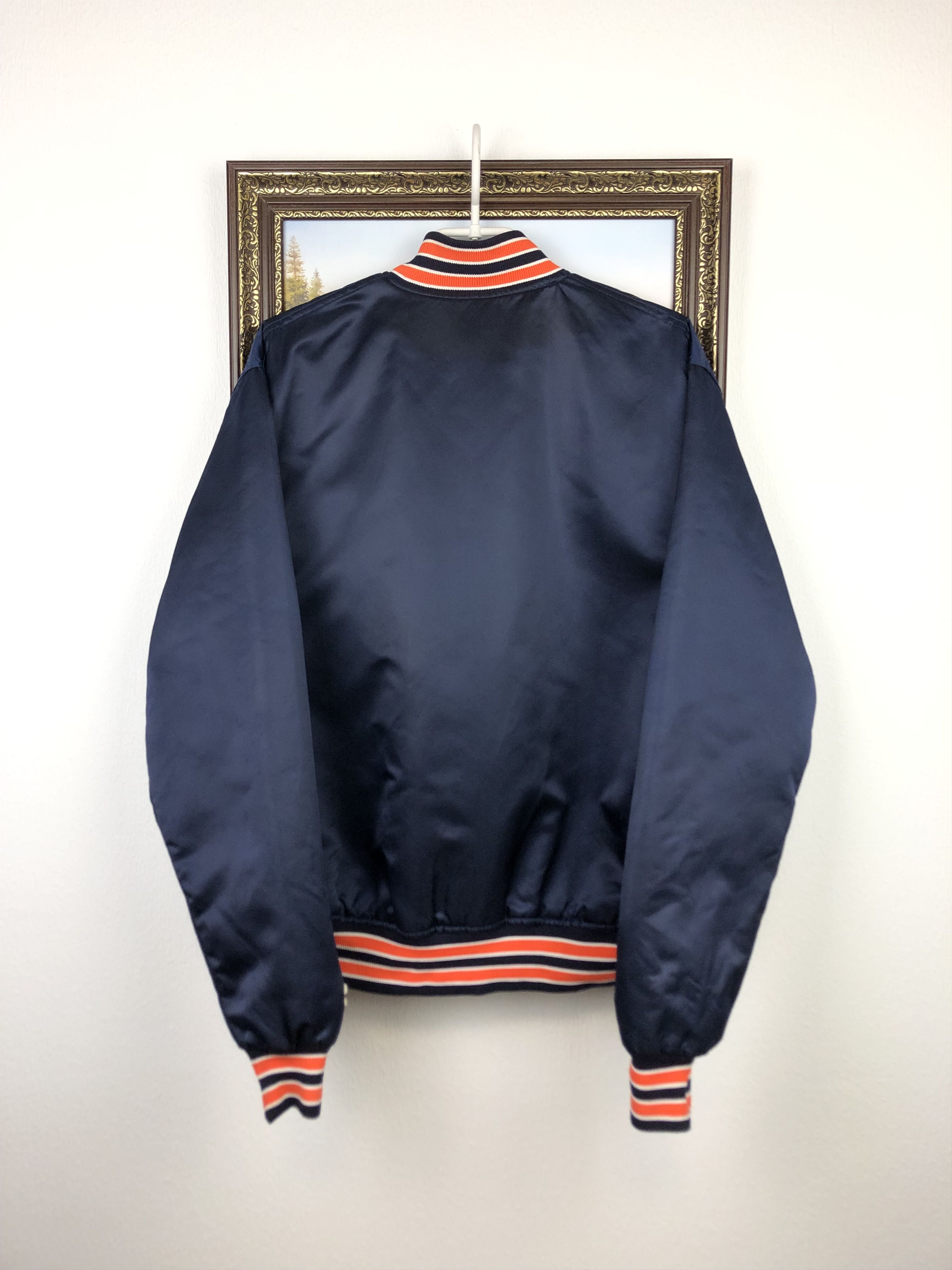 Vintage 90's Starter Detroit Tigers MLB Satin Jacket Bomber