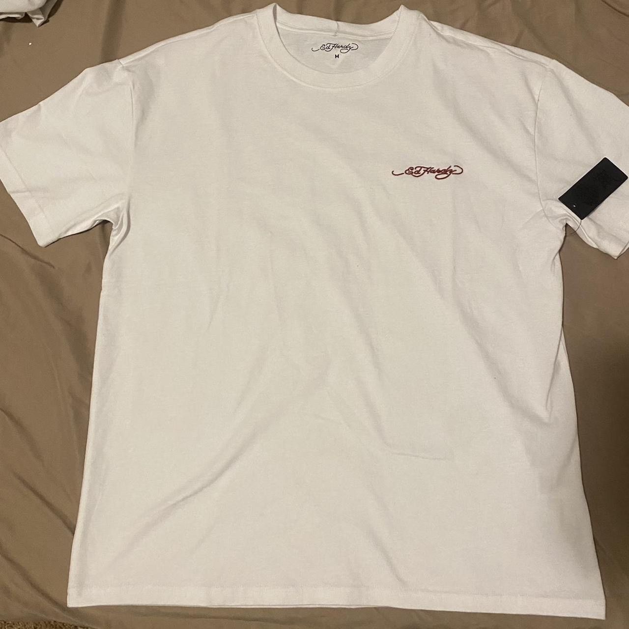 Ed Hardy Ed Hardy White and Red Shirt Size US M / EU 48-50 / 2 - 1 Thumbnail