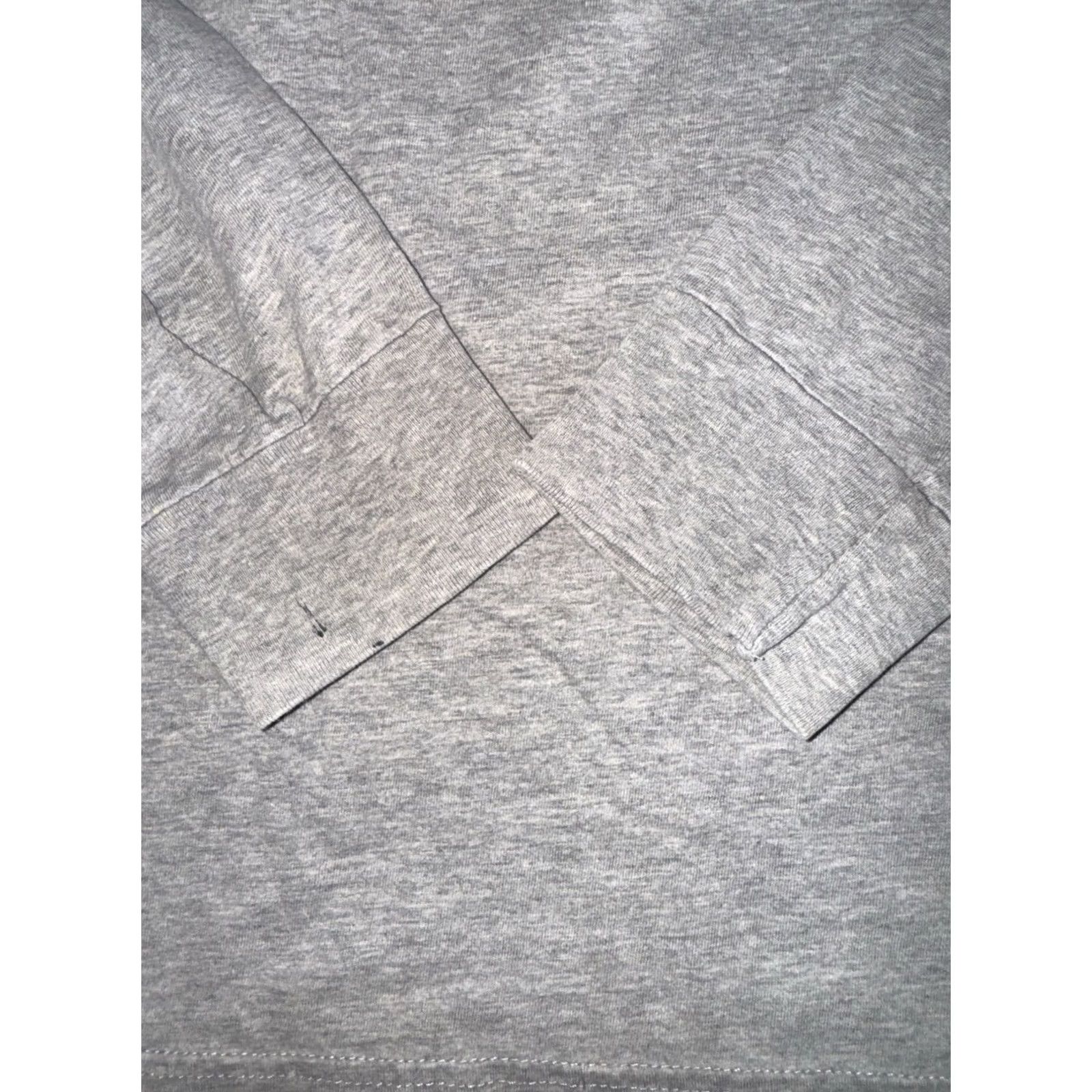 Polo Ralph Lauren VINTAGE Polo Ralph Lauren R Wing Men’s Gray Long Sleeve Shirt M Crew Neck Cotton Embroidered Logo All Seasons Regular Mens Size US M / EU 48-50 / 2 - 6 Thumbnail