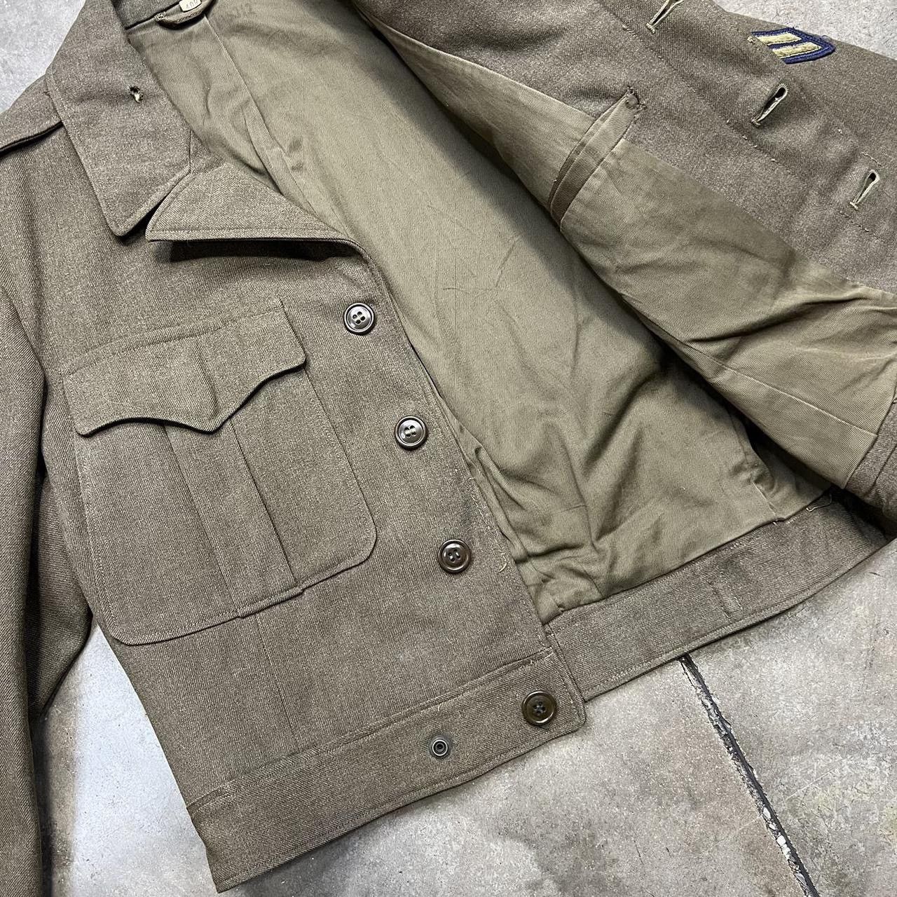 Vintage Vintage Eisenhower Ike Jacket WWII Cropped Military Wool USA Size US S / EU 44-46 / 1 - 5 Thumbnail