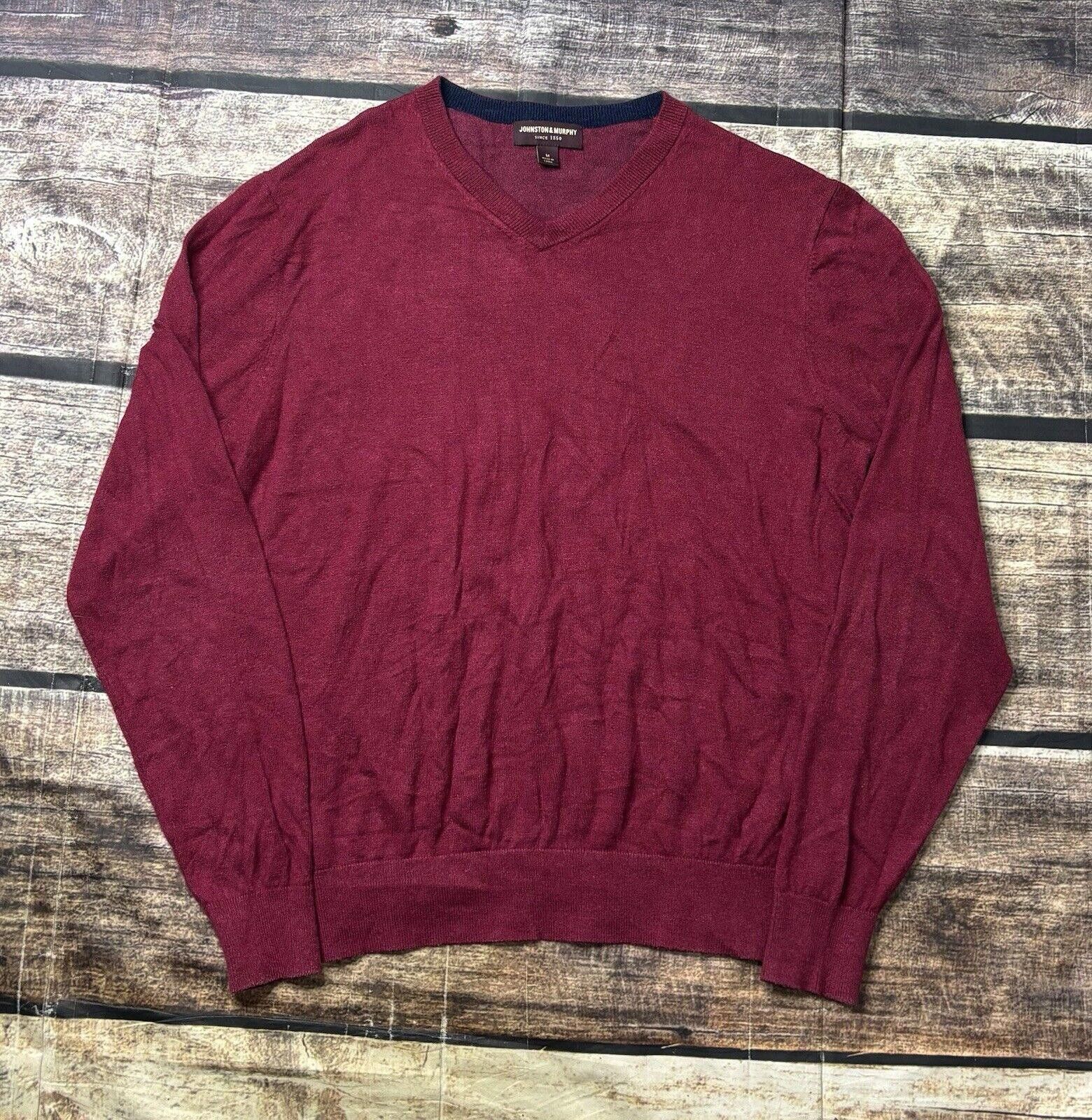 Johnston & Murphy Johnston & Murphy Sweater Men's Medium Silk Alpaca Blend Size US M / EU 48-50 / 2 - 1 Thumbnail