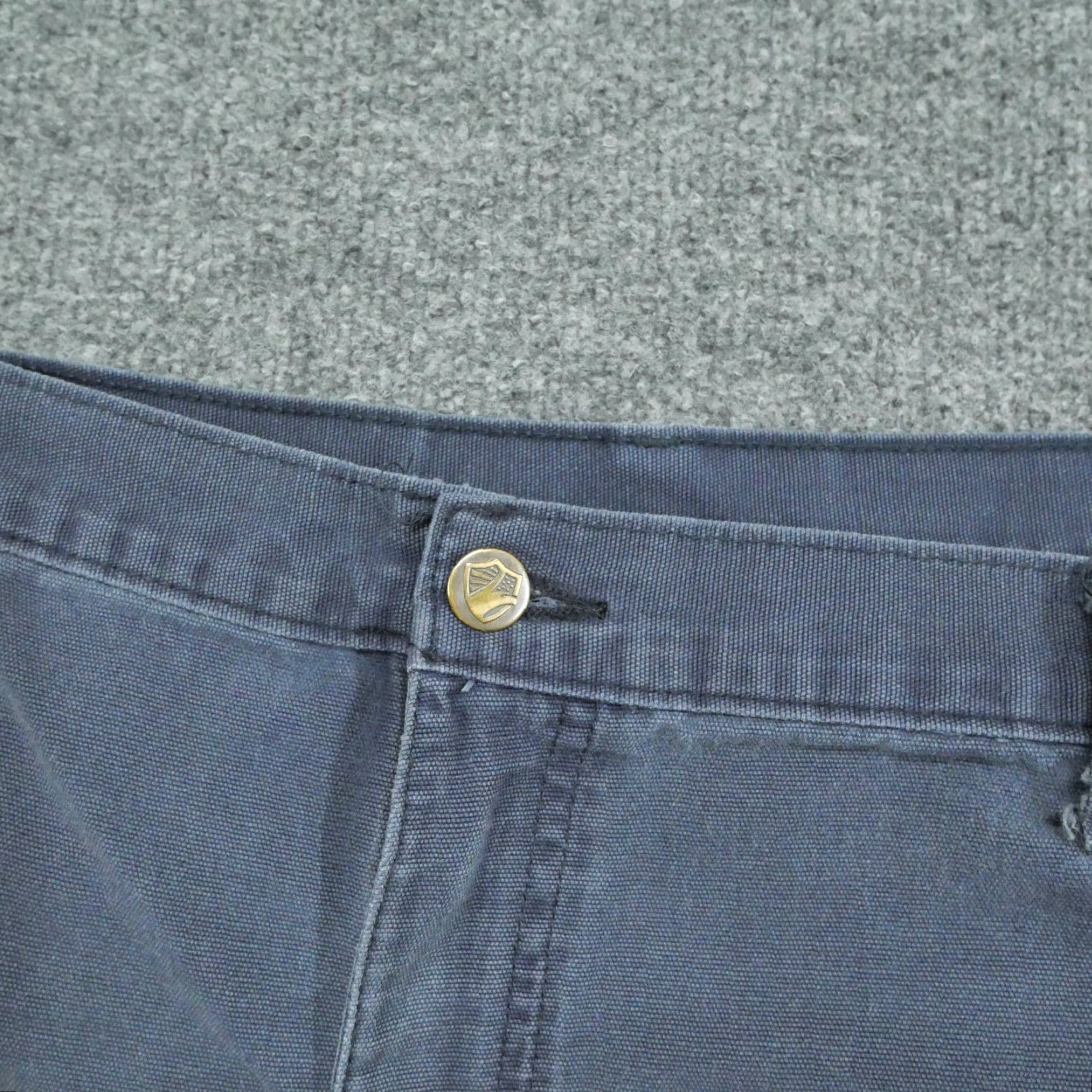 Vintage Tyndale Pants Mens 42x34 Blue Cargo Flame-Resistant Reflective Workwear Casual Pants Size US 40 / EU 56 - 5 Thumbnail