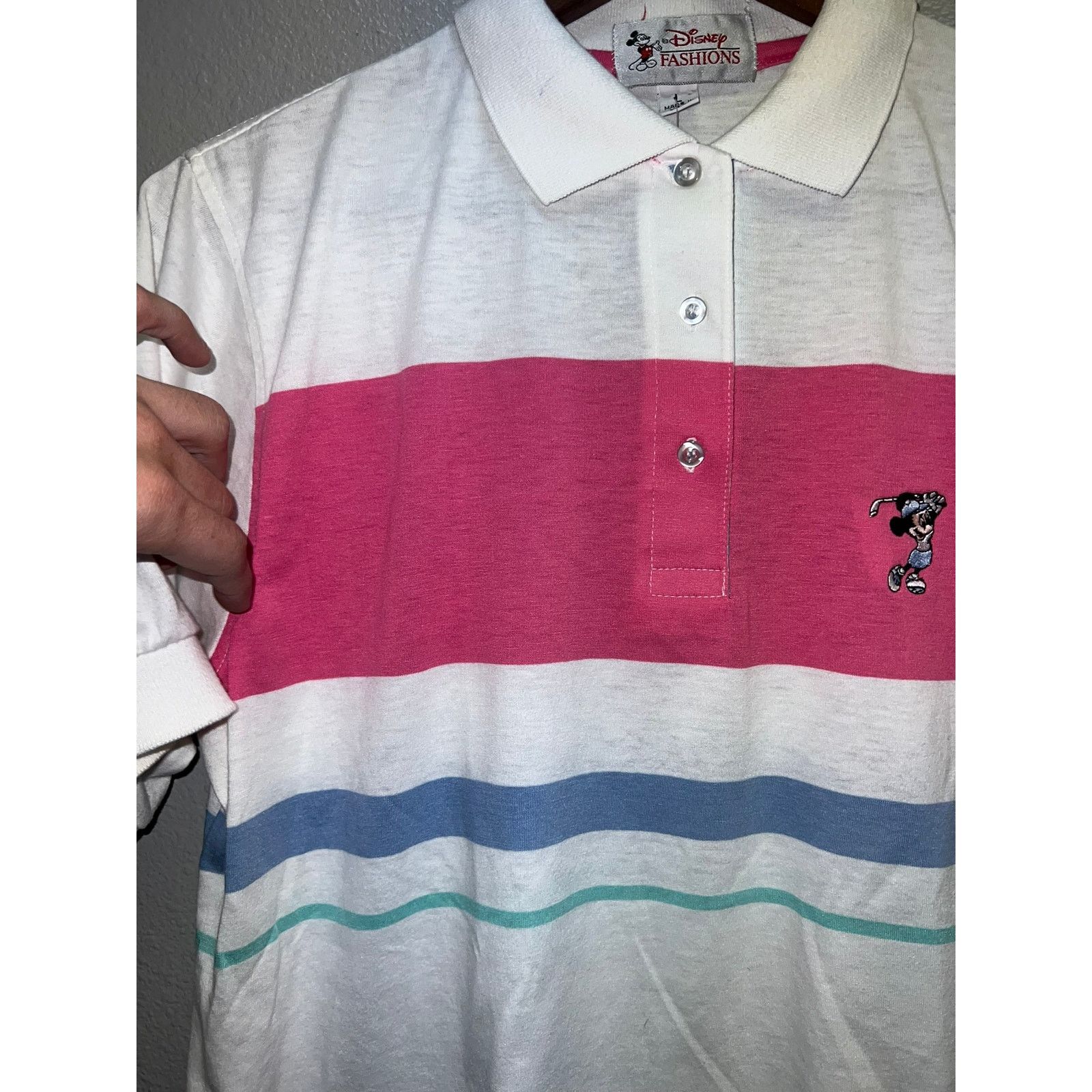 Disney Vintage Disney Fashions Golf Polo Shirt Mickey Mouse 80s VTG Size US M / EU 48-50 / 2 - 4 Thumbnail