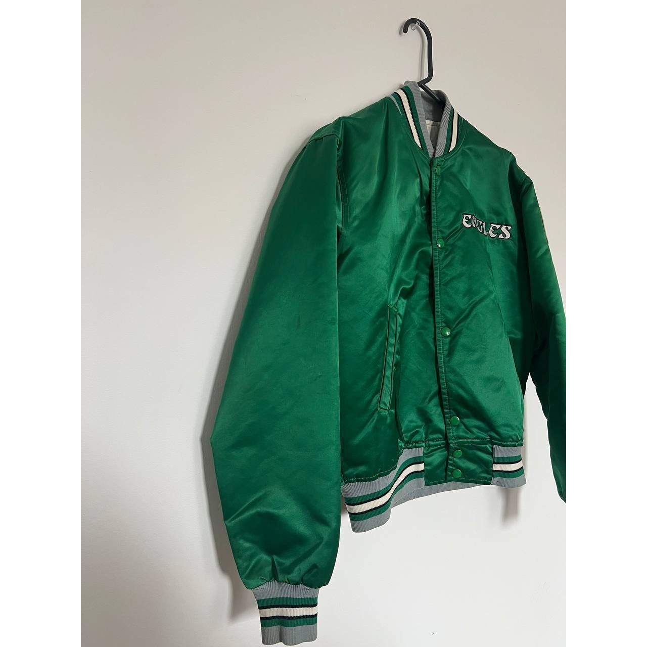 Starter Philadelphia Eagles 80s STARTER satin BIRD bomber M NFL vtg Size US M / EU 48-50 / 2 - 5 Thumbnail
