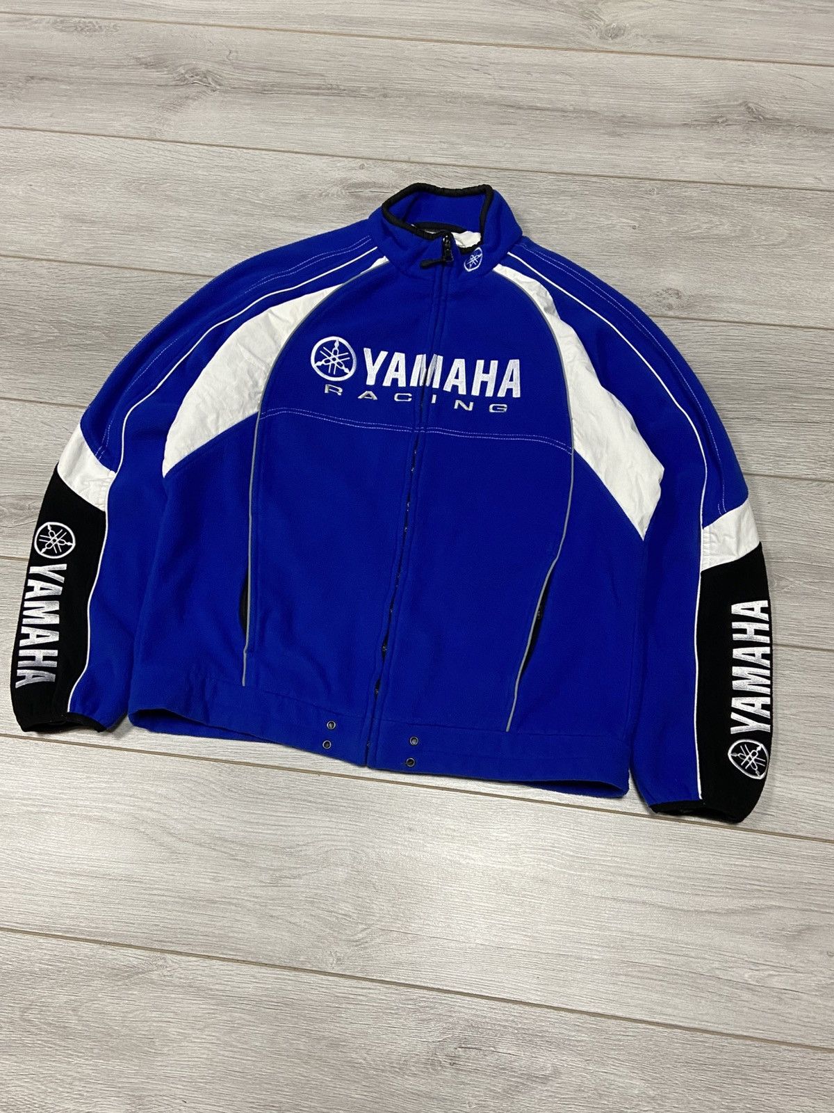 Yamaha Yamaha vintage racing fleece jacket big logo Size US XL / EU 56 / 4 - 3 Thumbnail