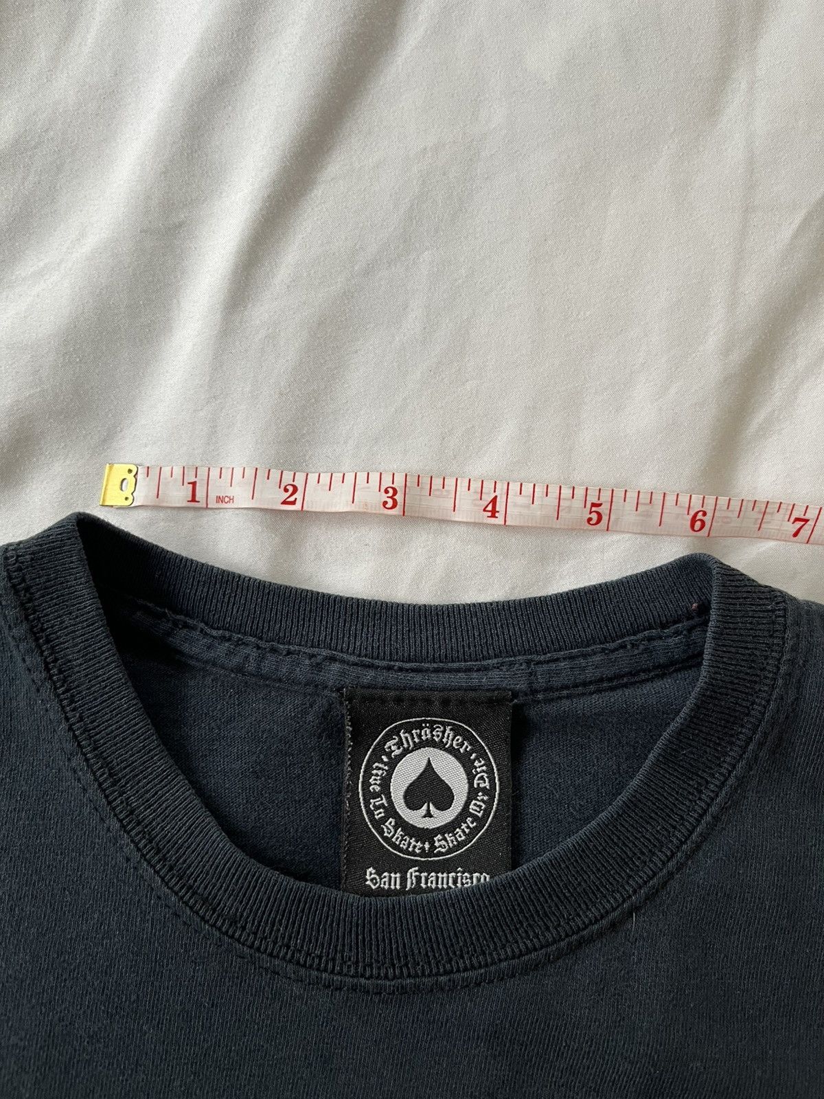 Thrasher Vintage 2000s Thrasher Scarred 4 Life Tee Size US M / EU 48-50 / 2 - 7 Thumbnail