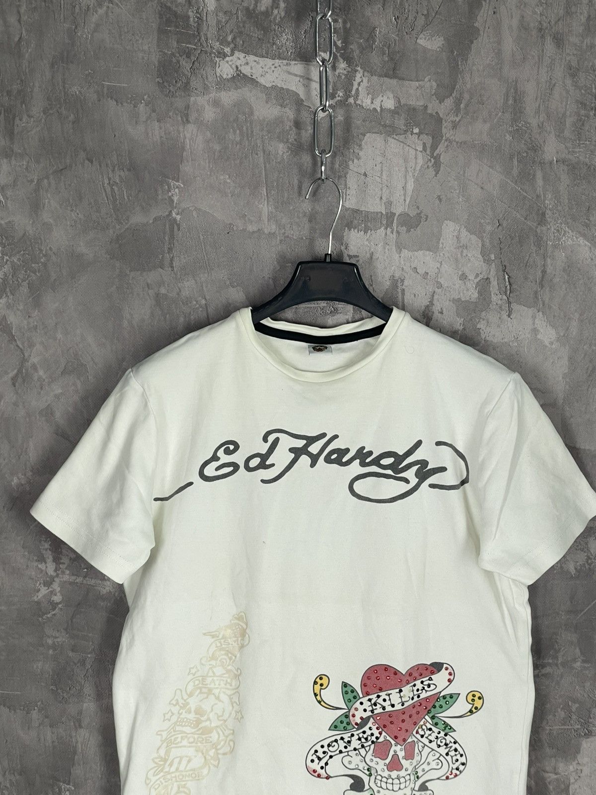 Christian Audigier × Ed Hardy × Vintage Ed Hardy by Christian Audigier T-Shirt Vintage Size M / US 6-8 / IT 42-44 - 3 Thumbnail