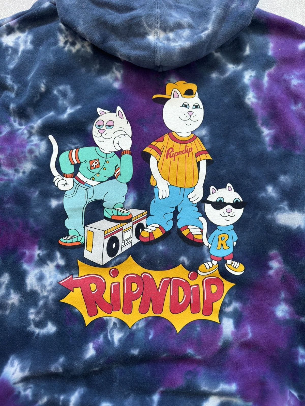 RIPNDIP Ripndip Nerm And The Gang Hoodie Tie Dye Streetwear Y2K Size US L / EU 52-54 / 3 - 3 Thumbnail