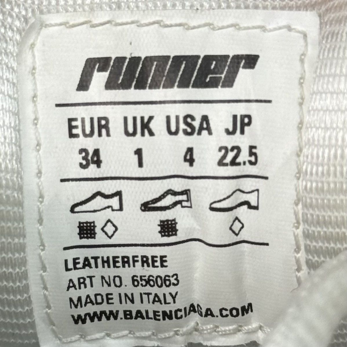Balenciaga Balenciaga Runner White/White Size US 4 / IT 34 - 7 Thumbnail