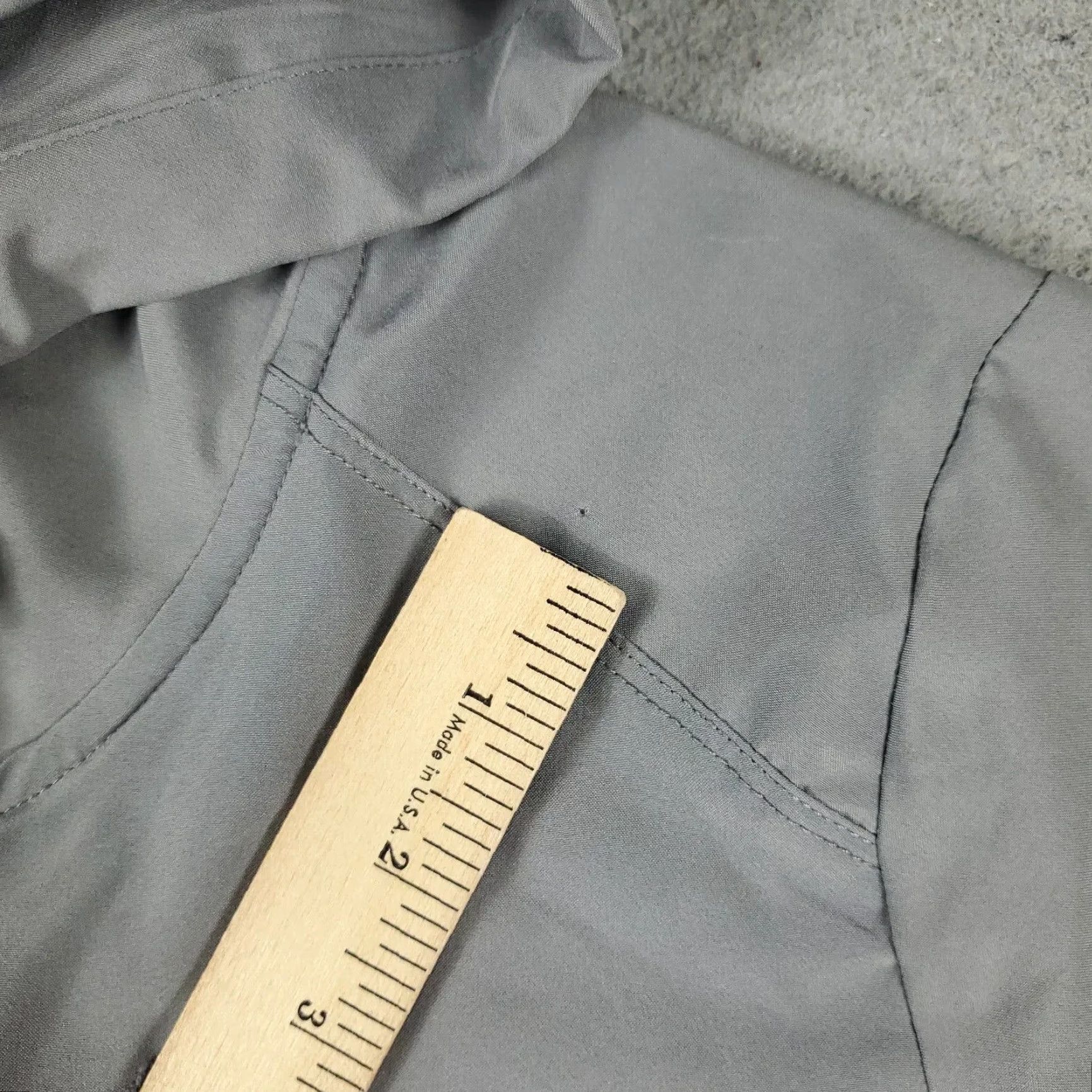 Adidas ADIDAS Windbreaker Jacket Womens Medium Gray Full Zip Activewear Sports Size L / US 10 / IT 46 - 5 Thumbnail