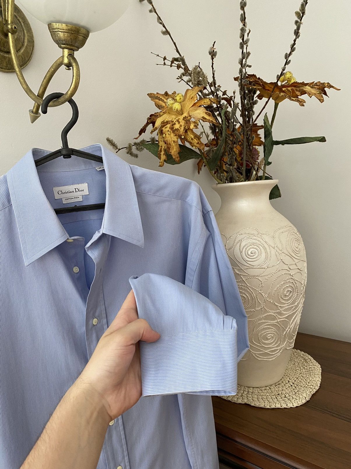Christian Dior Monsieur Vintage Christian Dior Button Up Shirt Size US XL / EU 56 / 4 - 5 Thumbnail