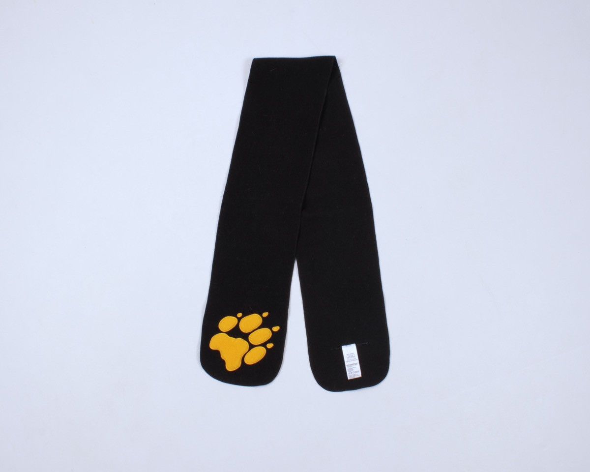 Jack Wolfskin JACK WOLFSKIN kids Paw Black Fleece Scarf Size ONE SIZE - 4 Thumbnail