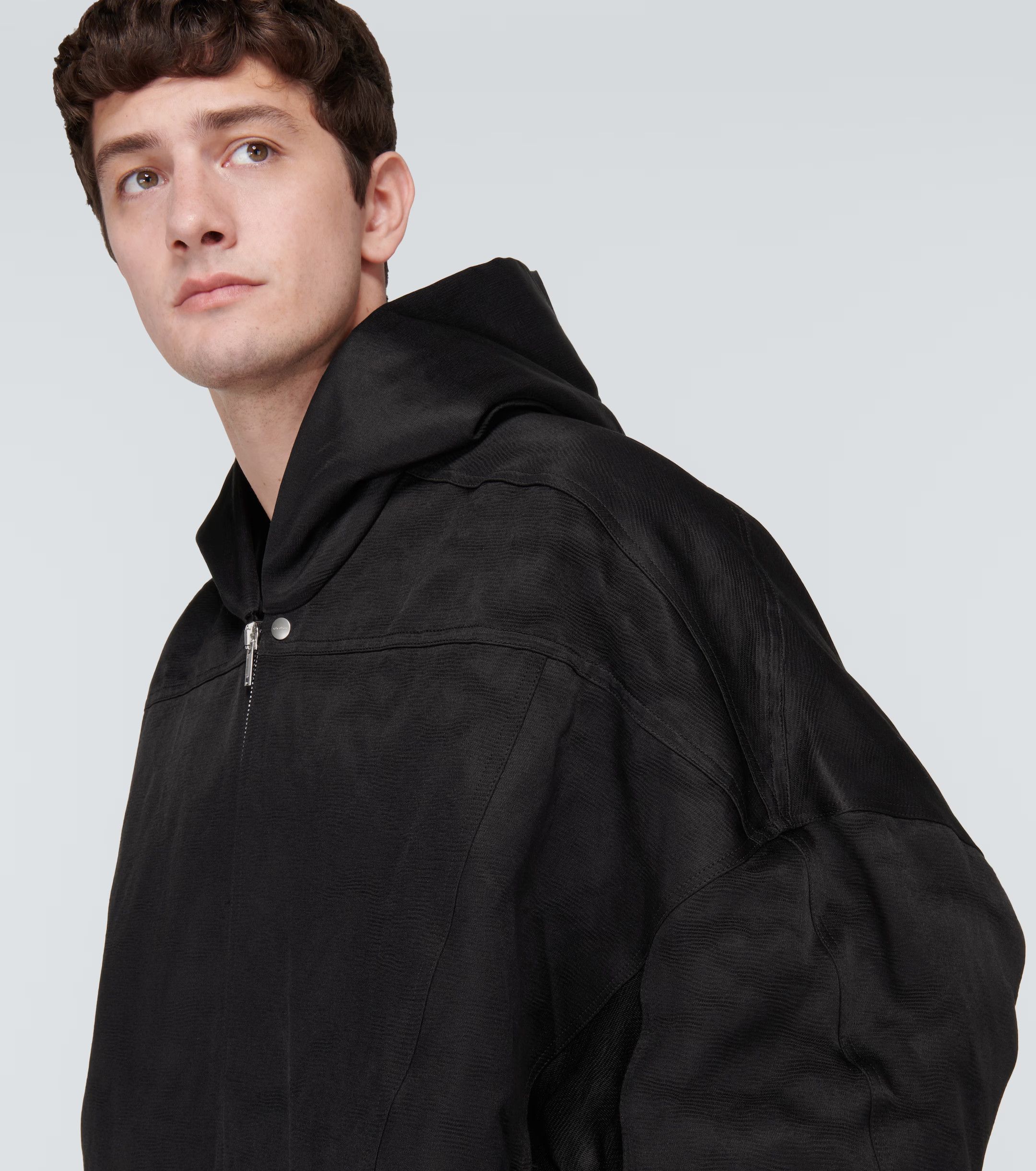 Rick Owens BNWT Black Jumbo Peter Coat Size US M / EU 48-50 / 2 - 8 Thumbnail