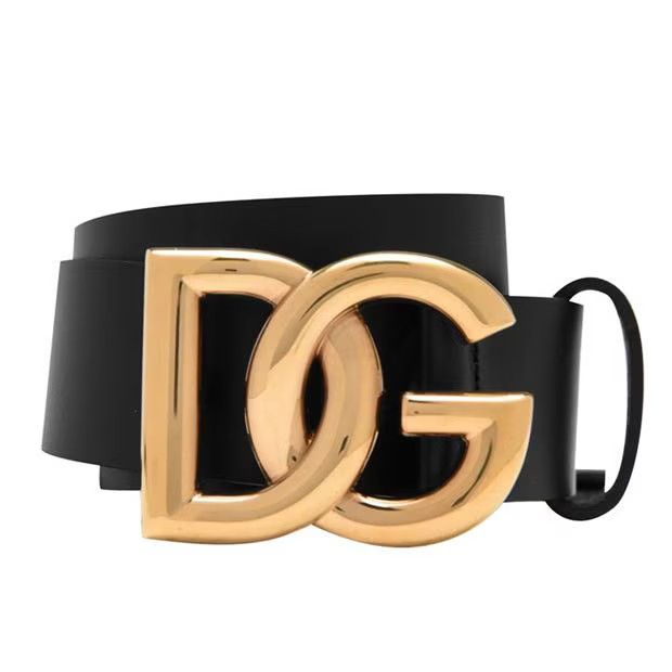 o1g2r1mq0424 Size: 90 Interlock Belts in Black & Gold