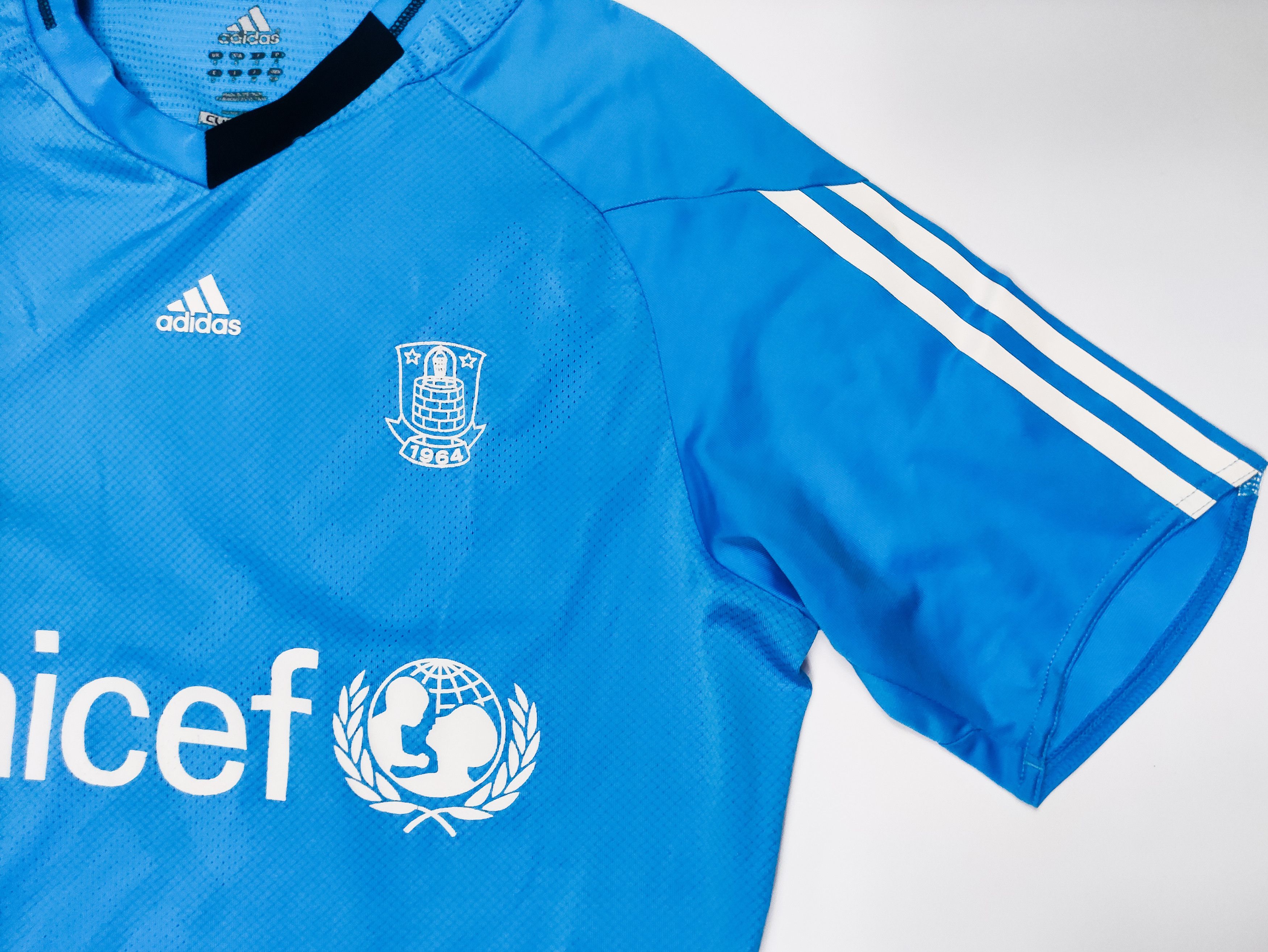Adidas Brøndby IF 2008 2009 2010 Adidas Training Shirt Unicef Size US S / EU 44-46 / 1 - 8 Thumbnail