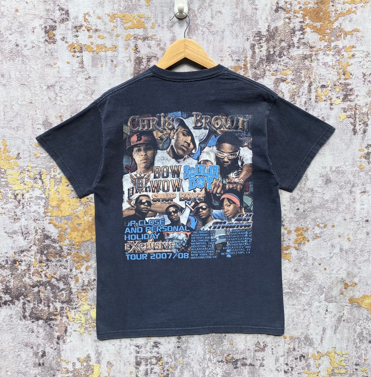 Rap Tees Vintage Y2k Chris Brown Bow Wow Soulja Boy Concert Tour Tee Size US M / EU 48-50 / 2 - 2 Thumbnail