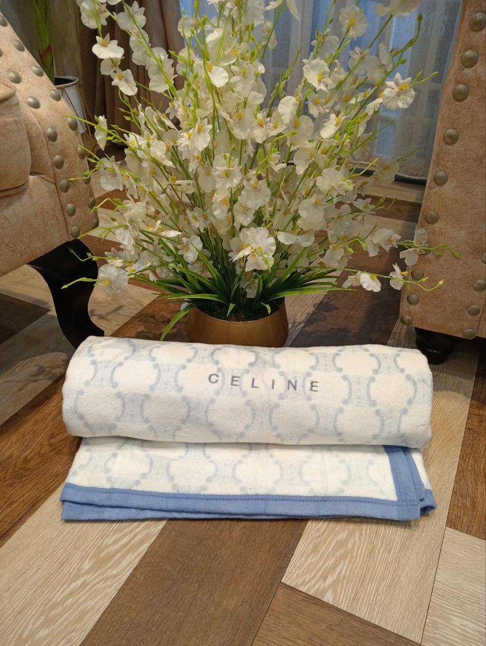 Celine LUXURY CELINE MONOGRAM BLANKET - SIZE 140cm x 200cm Size ONE SIZE - 1 Thumbnail