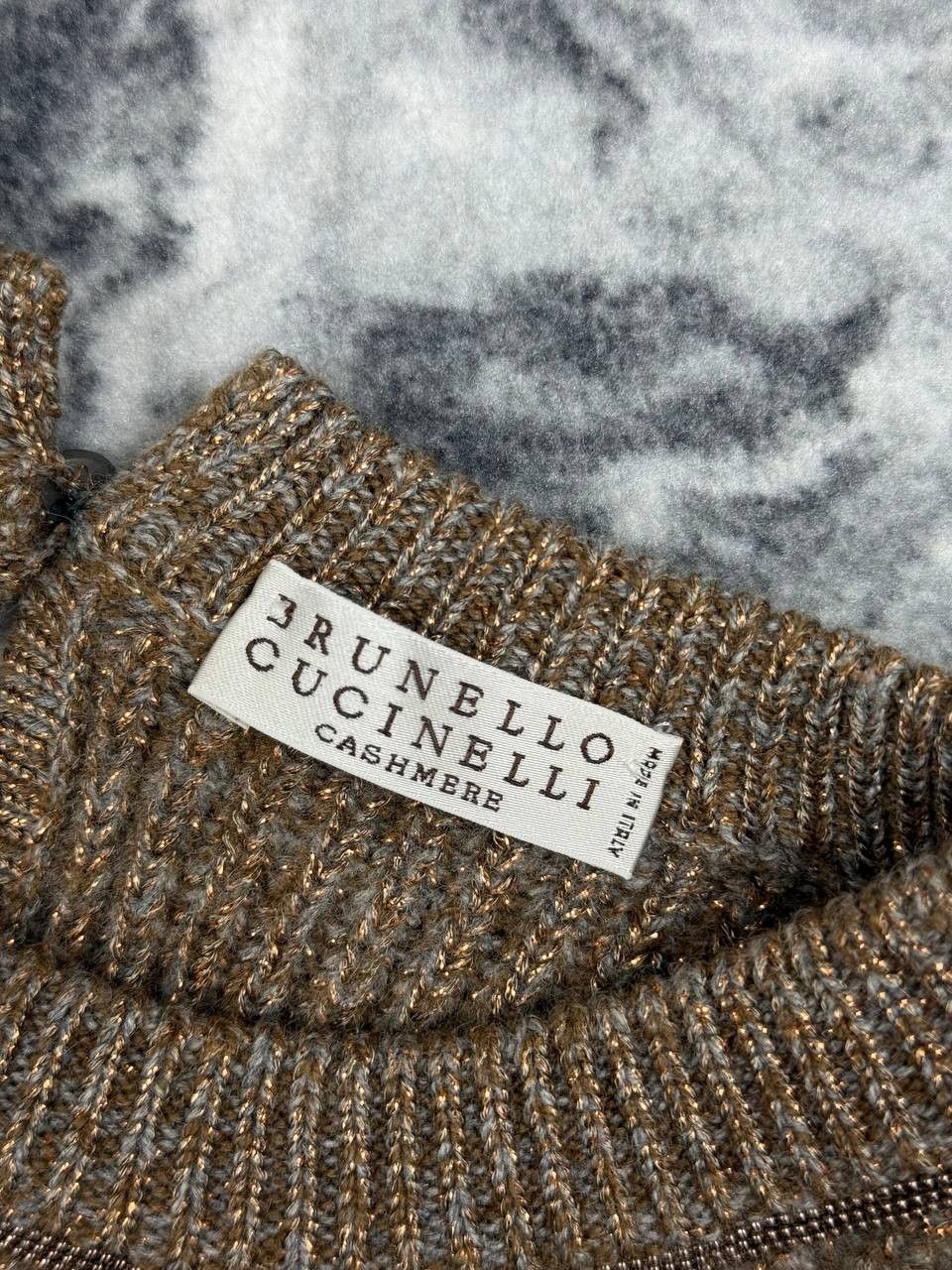 Brunello Cucinelli Brunello Cucinelli Sweater Cropped Silk/Cashmere/Viscose Size L / US 10 / IT 46 - 4 Thumbnail