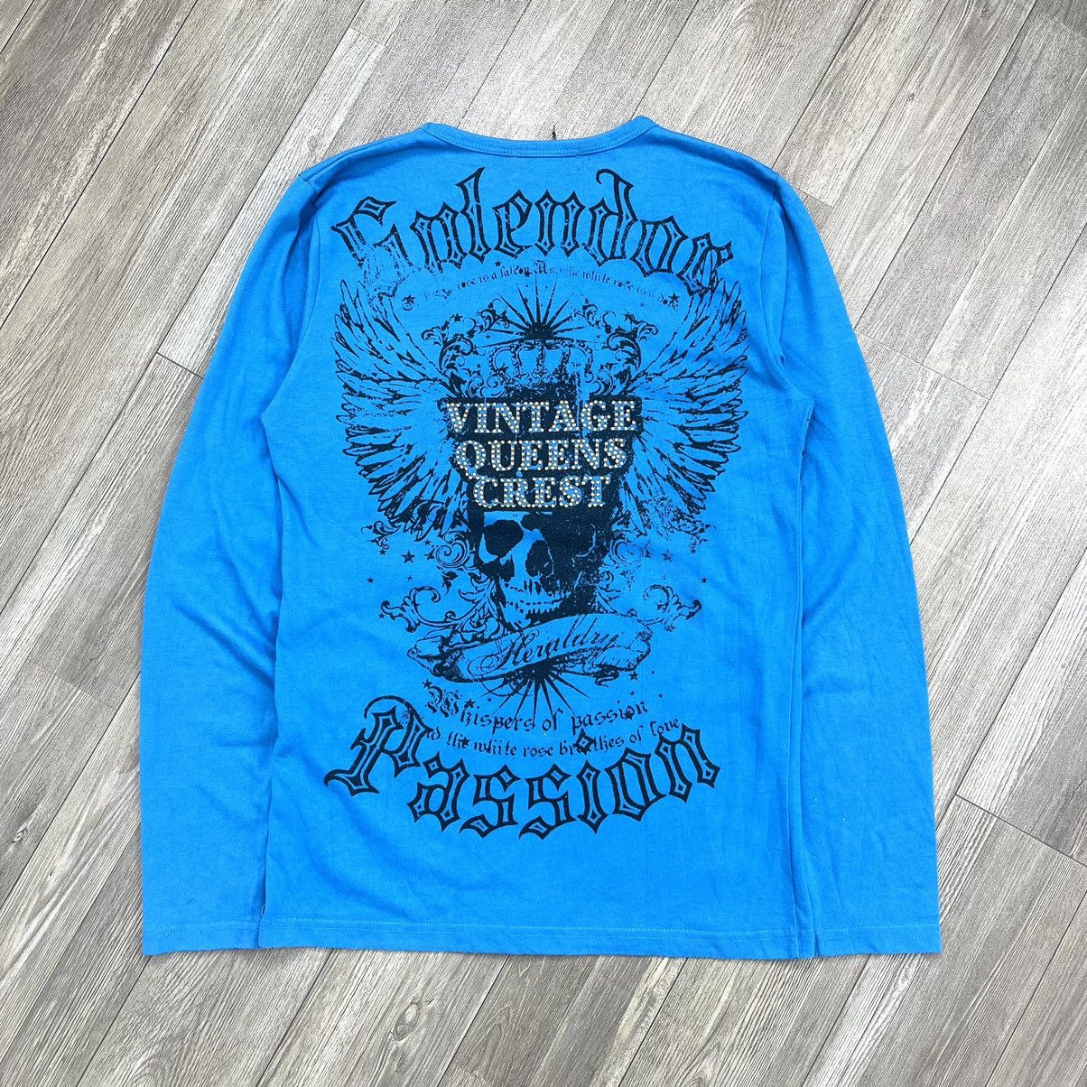King Of God Poem Gothic Grunge Punk Skulls LS Ifsixwasnine