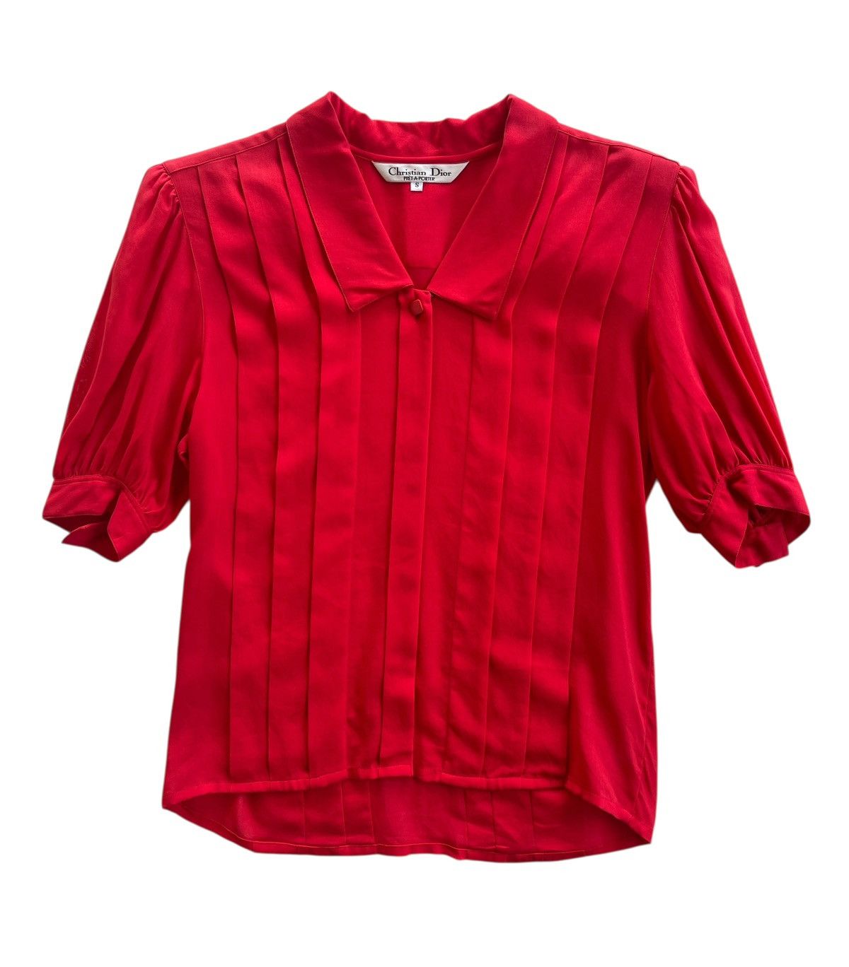 Christian Dior Monsieur CD Pleated Cropped Shirt Dress Size S / US 4 / IT 40 - 1 Thumbnail